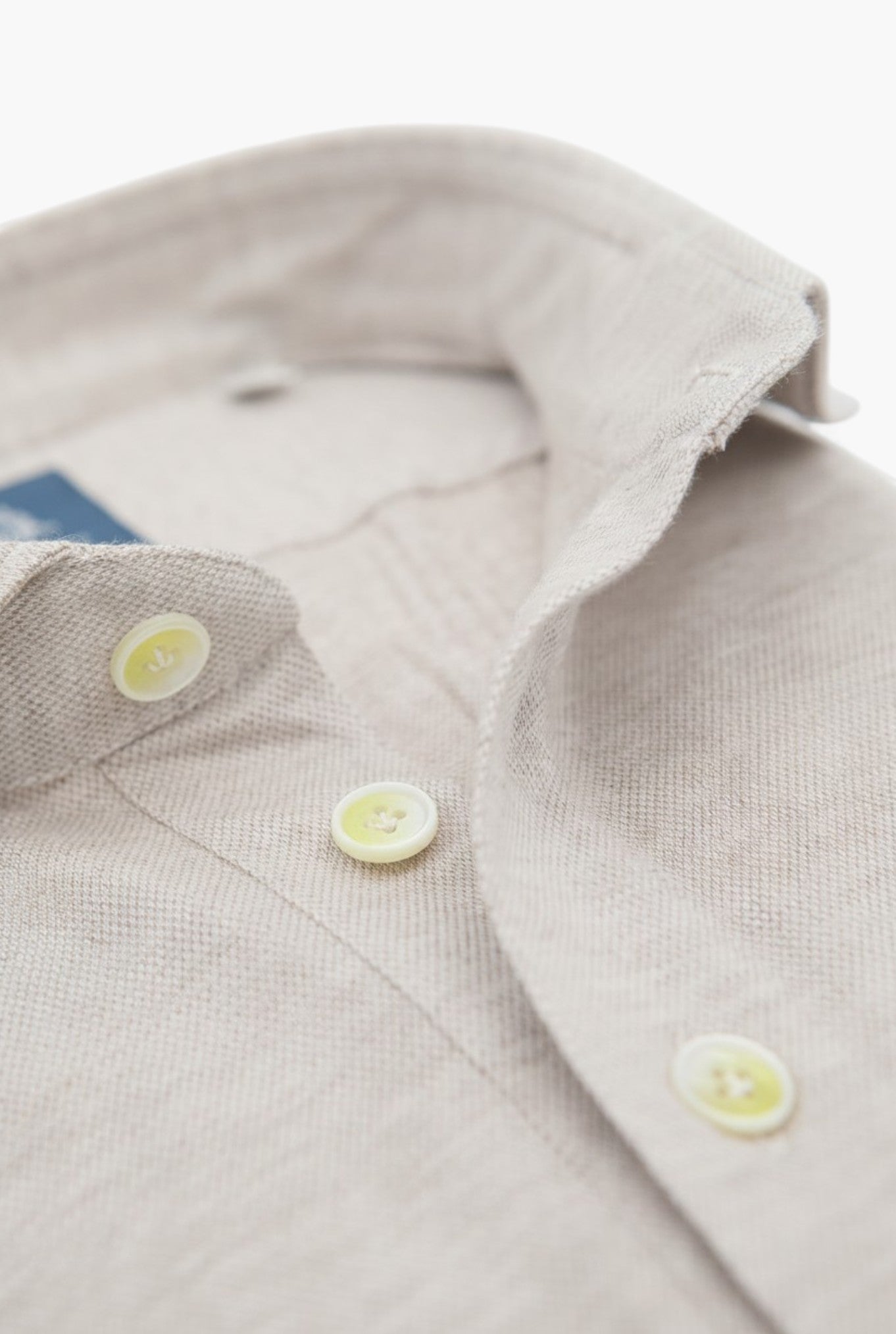 FINAMORE Polo "Orlando" Jersey Cotone Cashmere Beige
