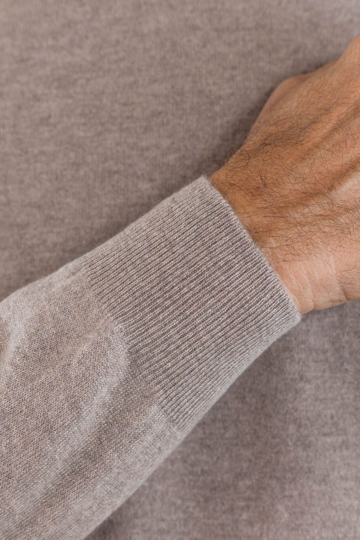 FIORONI Girocollo Baby Cashmere Tortora Fioroni