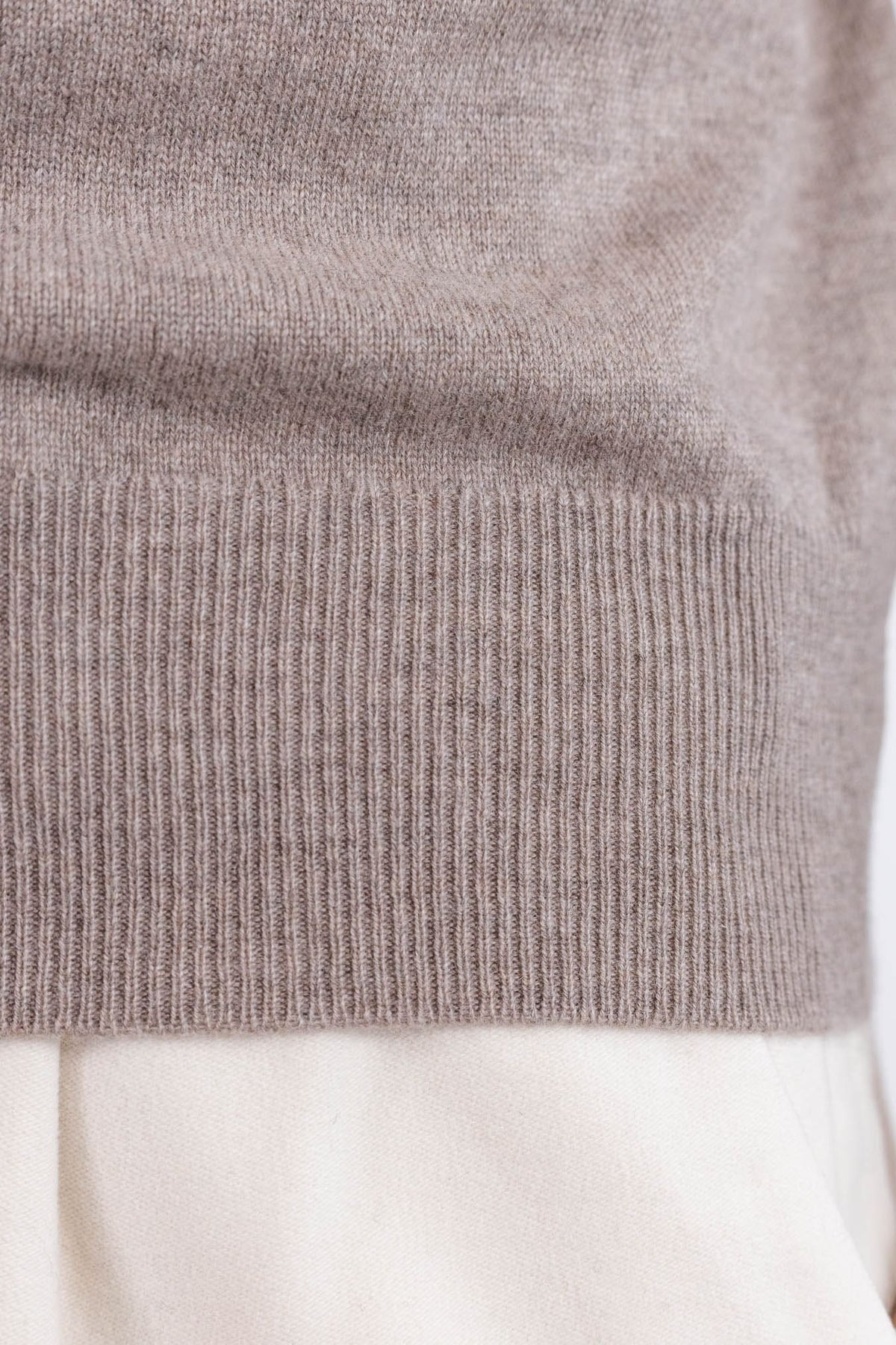 FIORONI Girocollo Baby Cashmere Tortora Fioroni