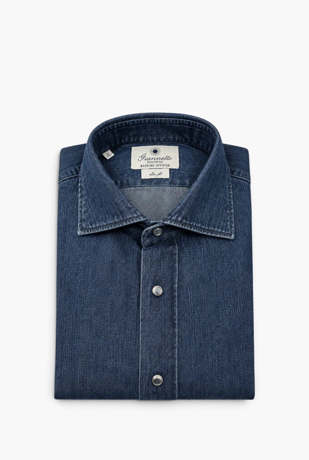 GIANNETTO PORTOFINO Camicia Denim Wash Medio