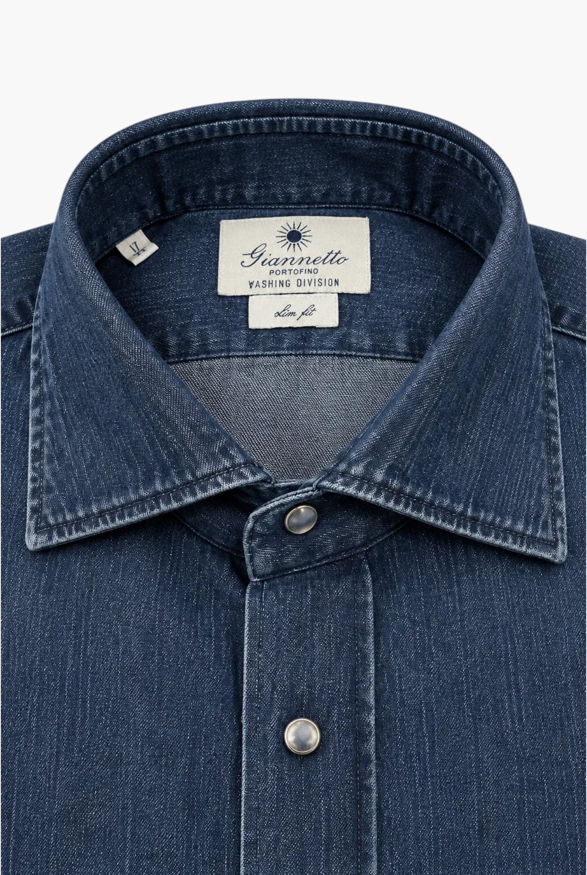 GIANNETTO PORTOFINO Camicia Denim Wash Medio
