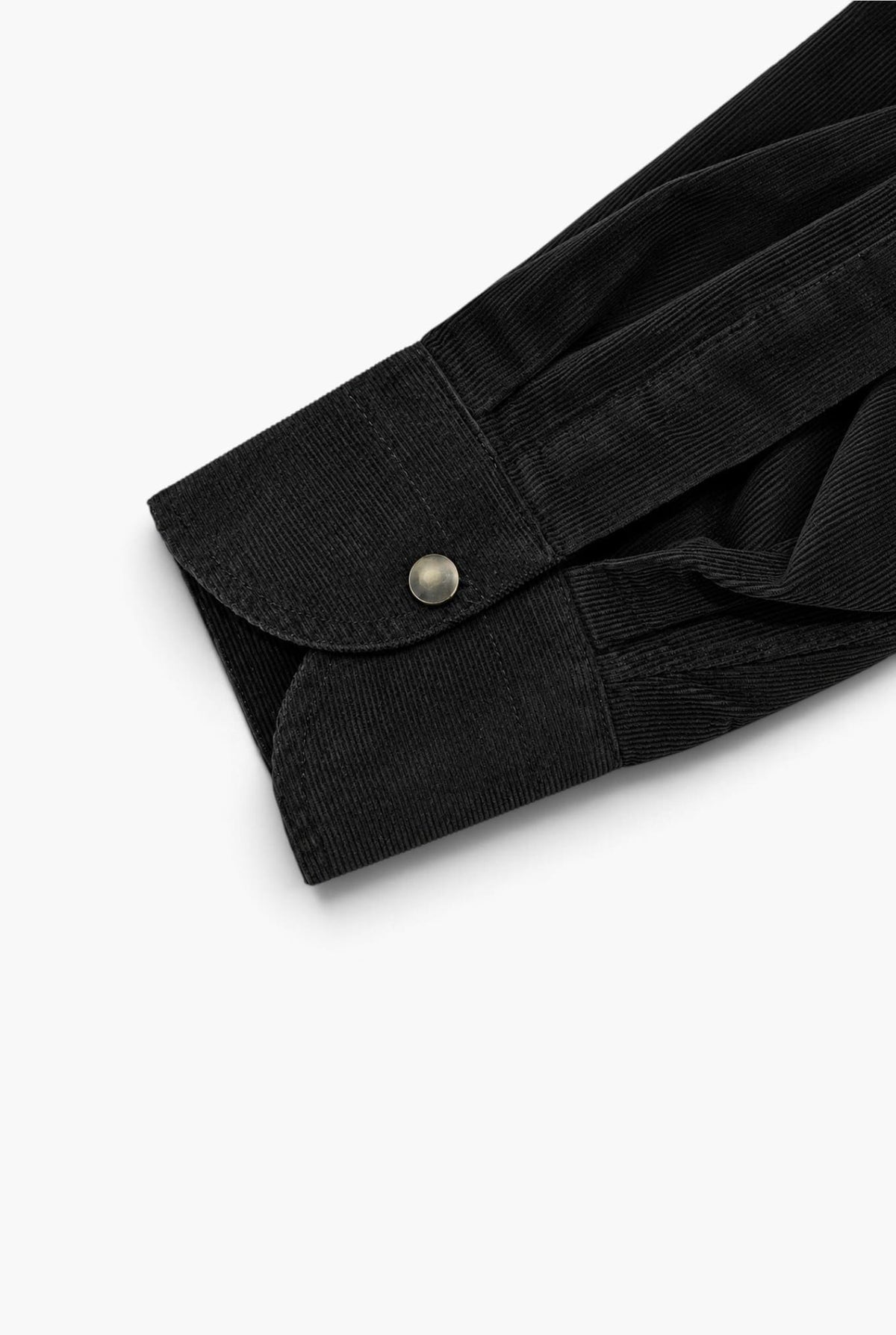 GIANNETTO PORTOFINO Camicia Velluto Sand Washed Nero