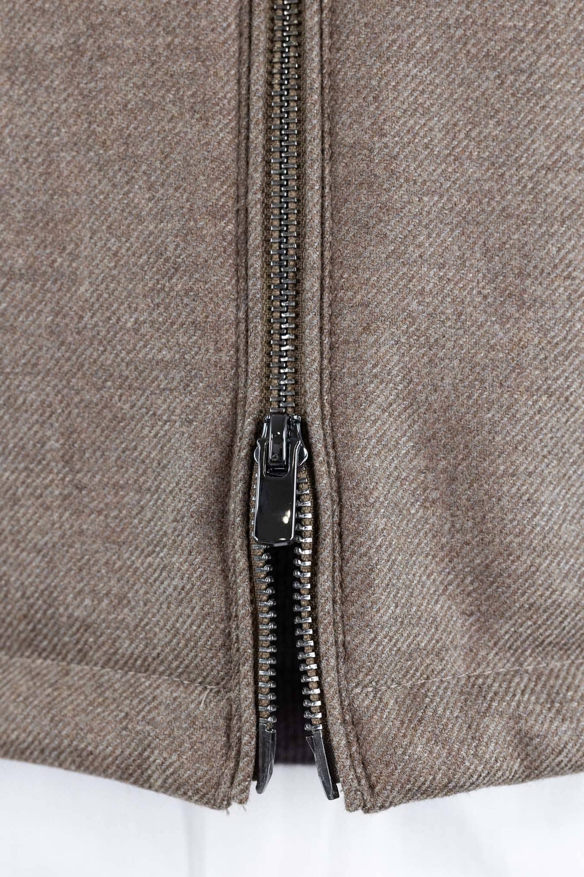 GUARINO Gilet Tessuto Loro Piana Storm System® Beige