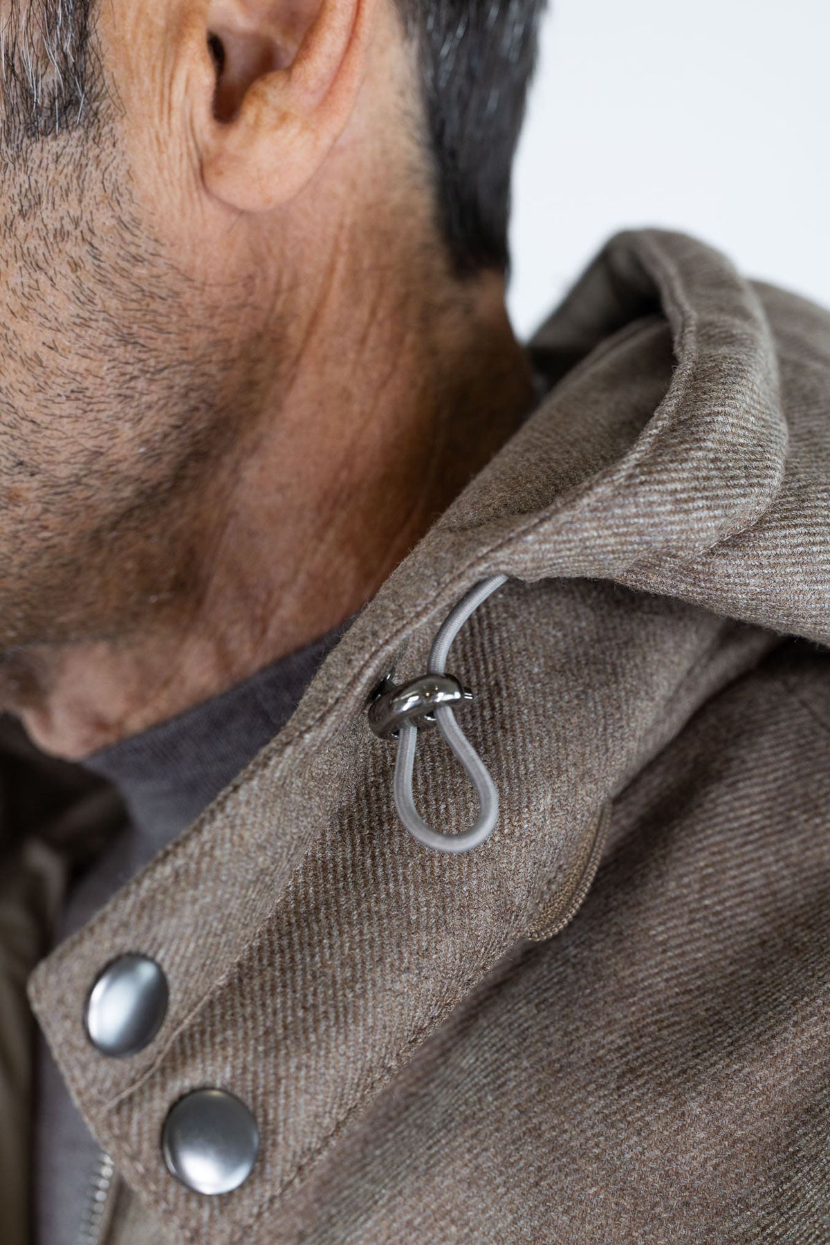 GUARINO Gilet Tessuto Loro Piana Storm System® Beige