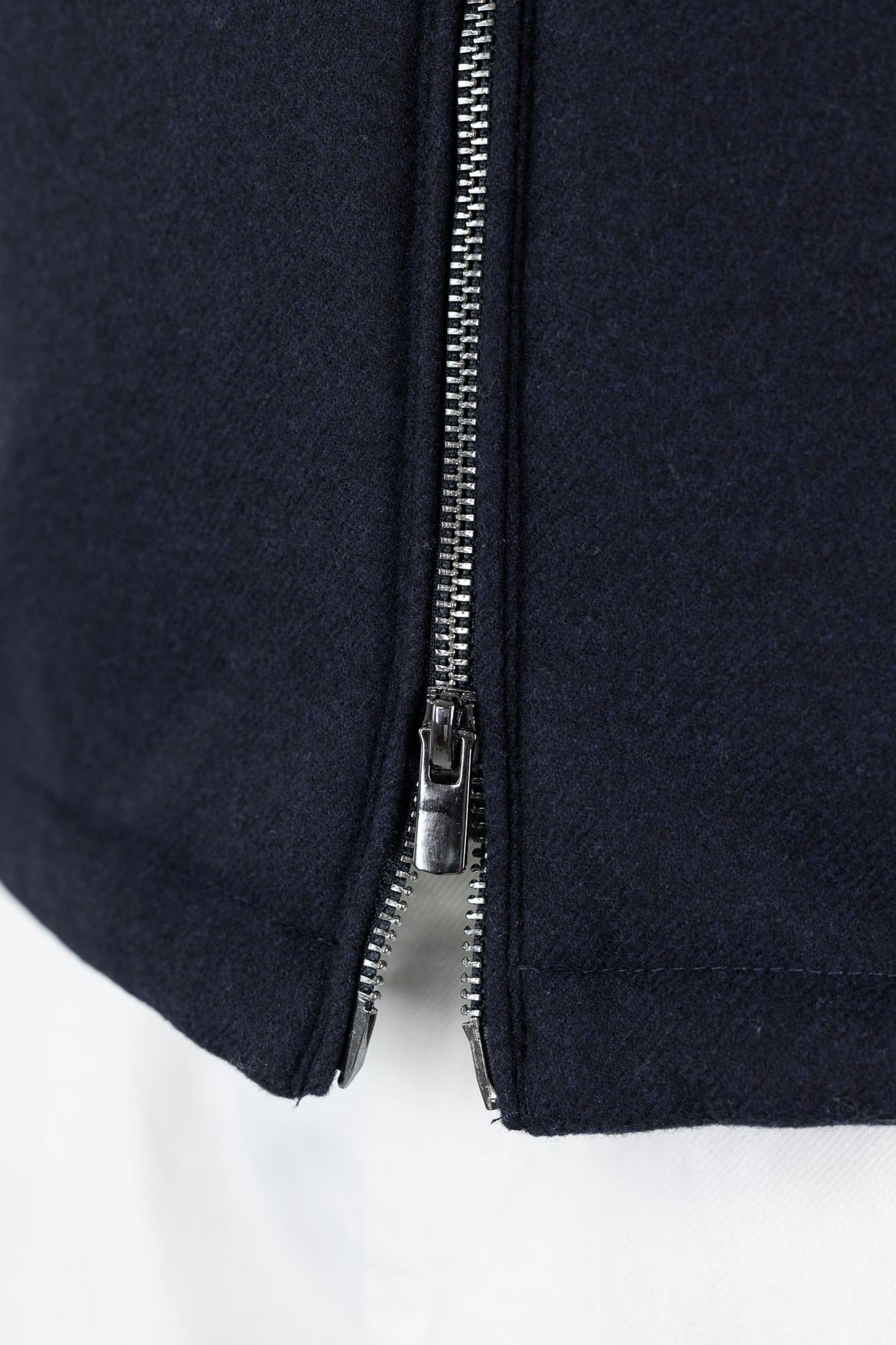 GUARINO Gilet Tessuto Loro Piana Storm System® Blu
