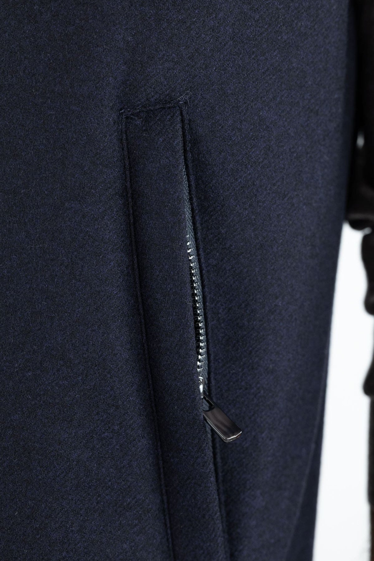 GUARINO Gilet Tessuto Loro Piana Storm System® Blu