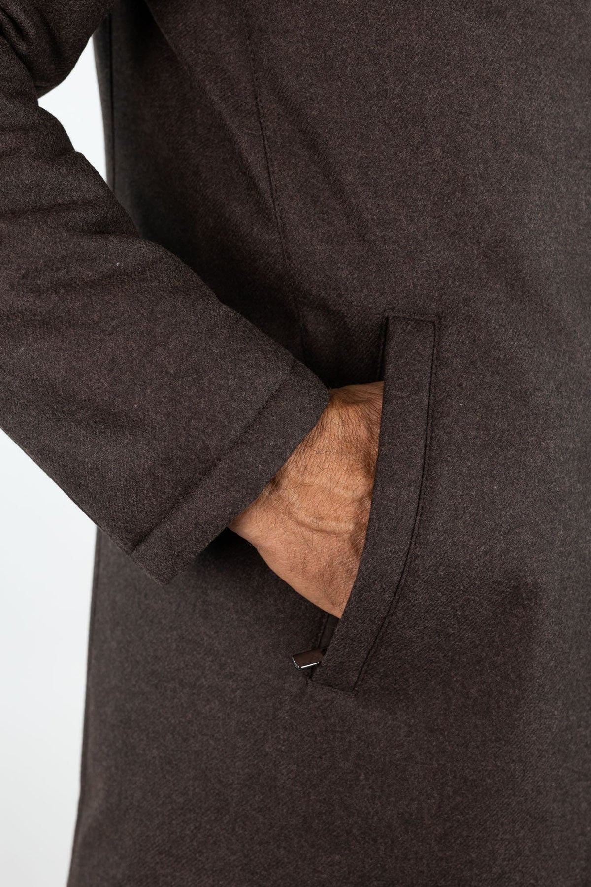 GUARINO Giaccone Lana Cashmere Testa Moro