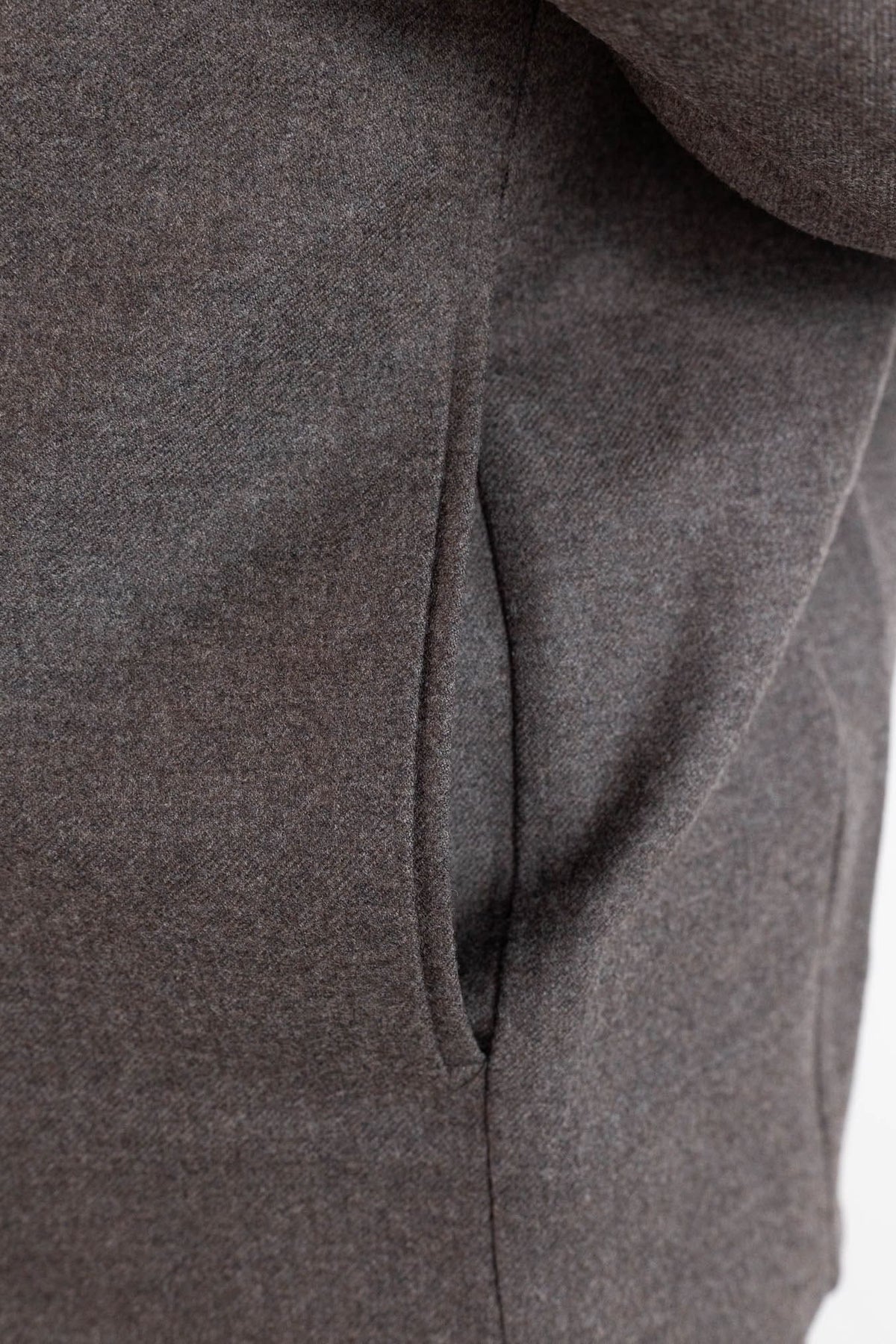 GUARINO Giubbino Tessuto Jersely® Loro Piana Tortora