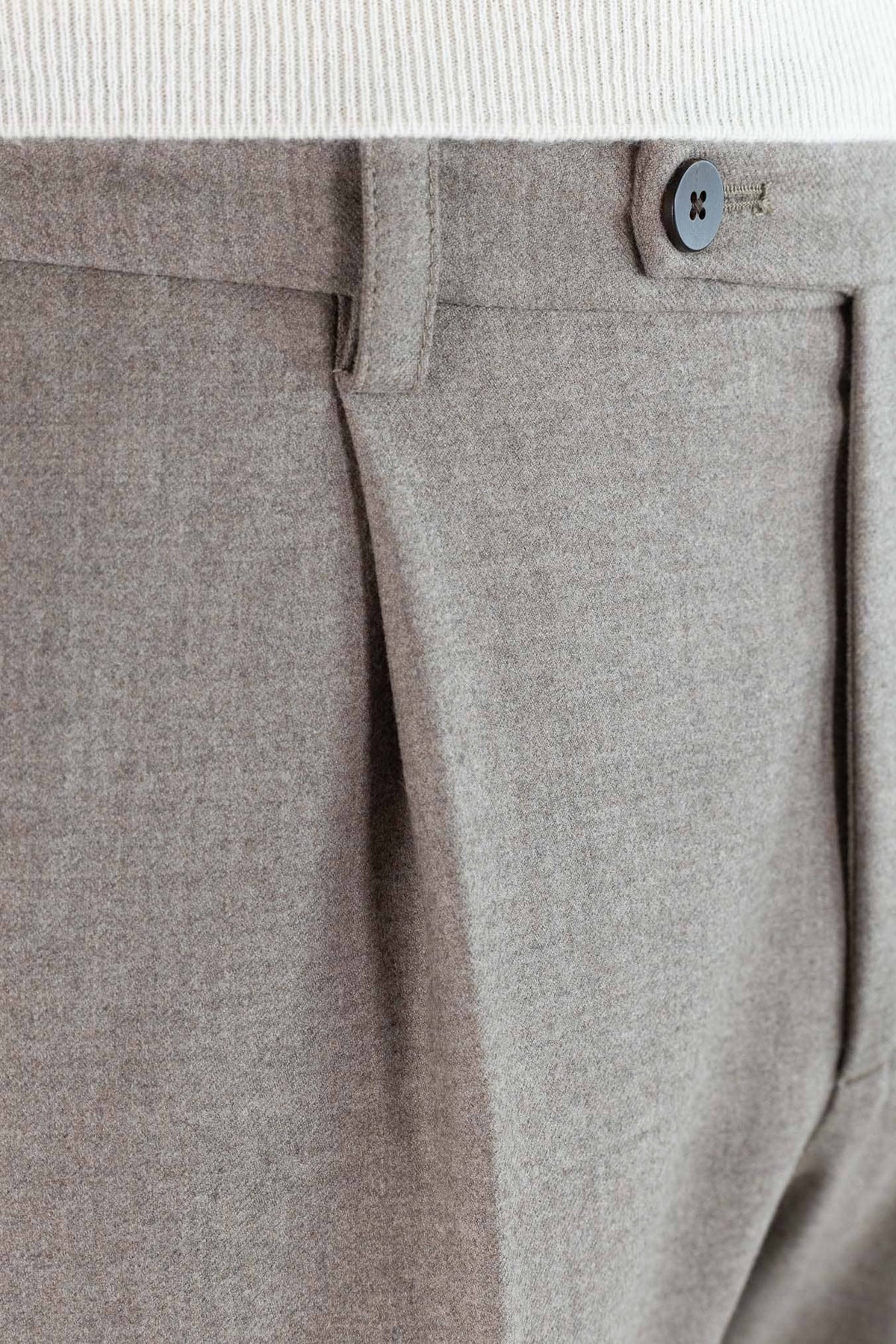 GUARINO Pantaloni Tessuto Jersely® Loro Piana Taupe