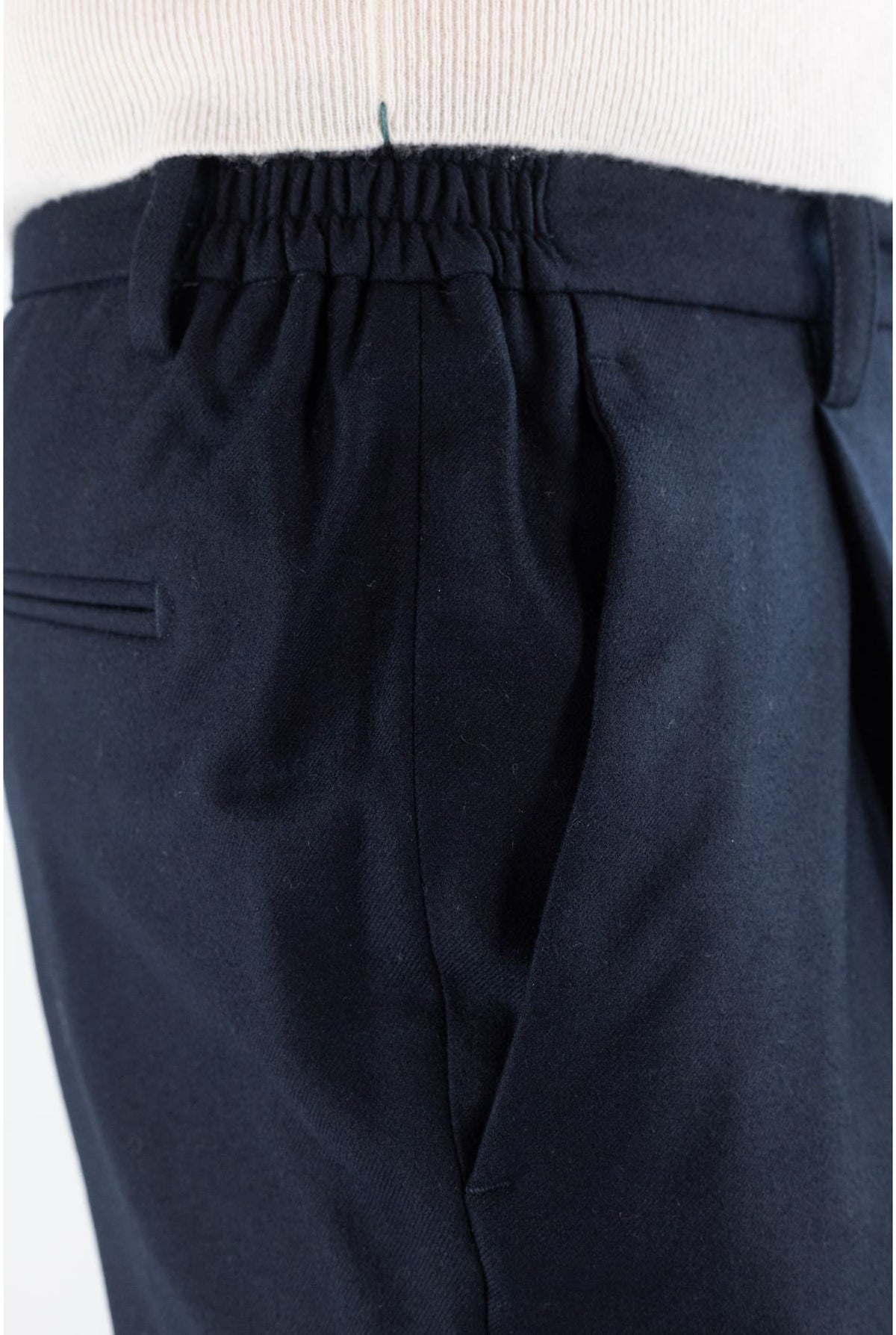 GUARINO Pantaloni Tessuto Jersely® Loro Piana Blu