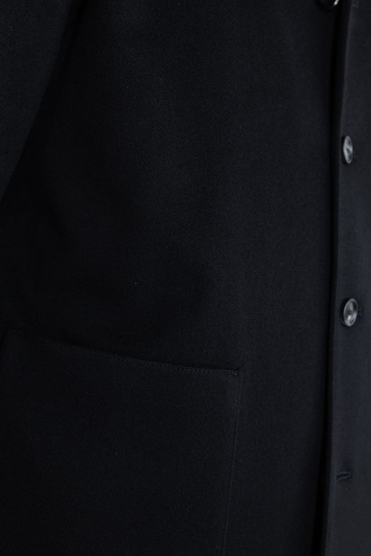 GUARINO Giacca Sportiva Cashmere Collo Coreano Nero