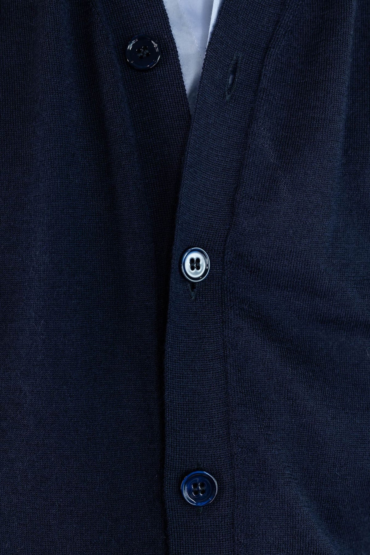 GUARINO Gilet Cashmere Bottoni Blu
