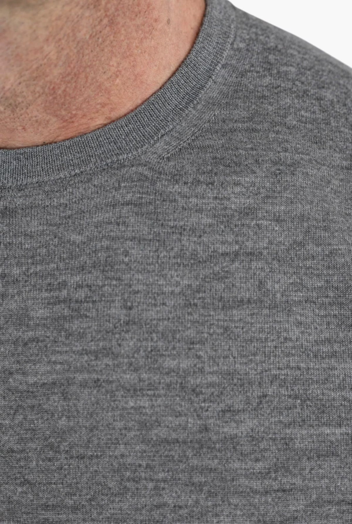 GUARINO Girocollo Cashmere Seta Superlight Grigio