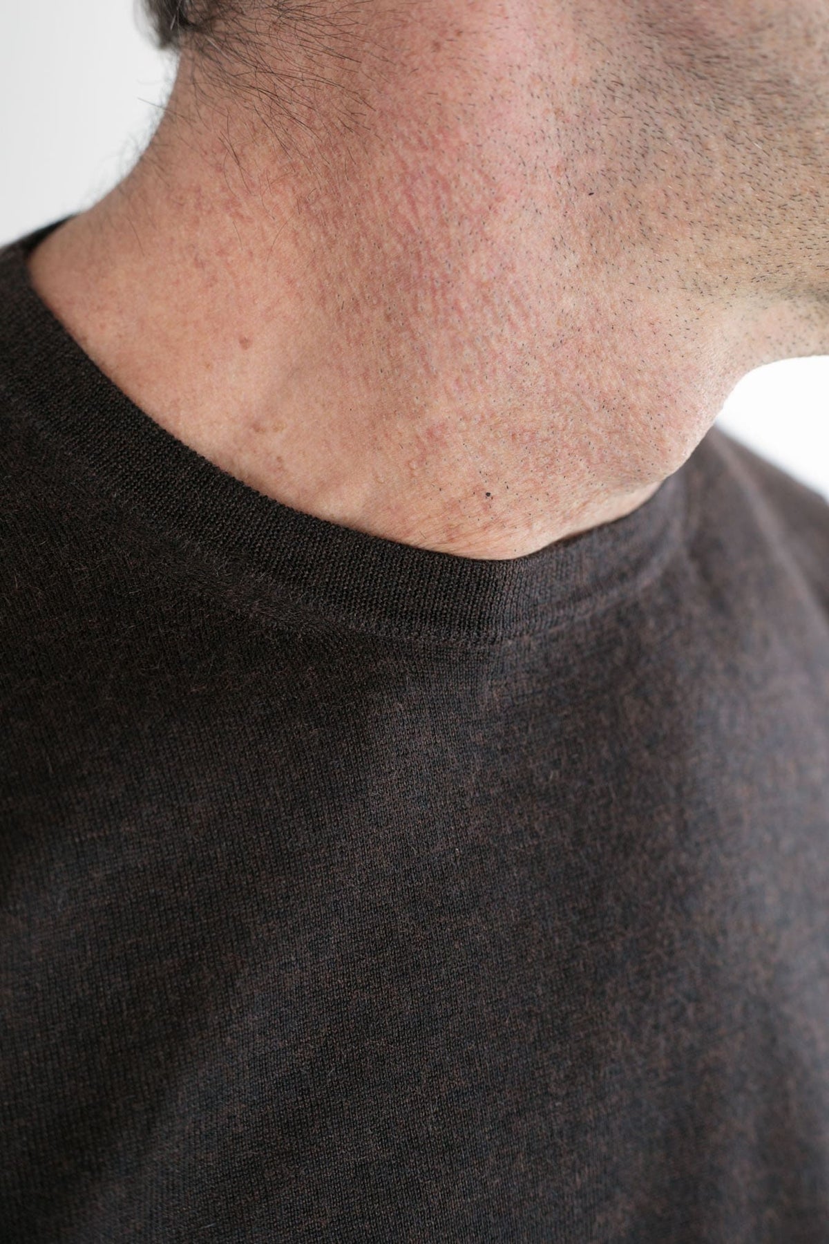 GUARINO Girocollo Cashmere Seta Superlight Testa Moro