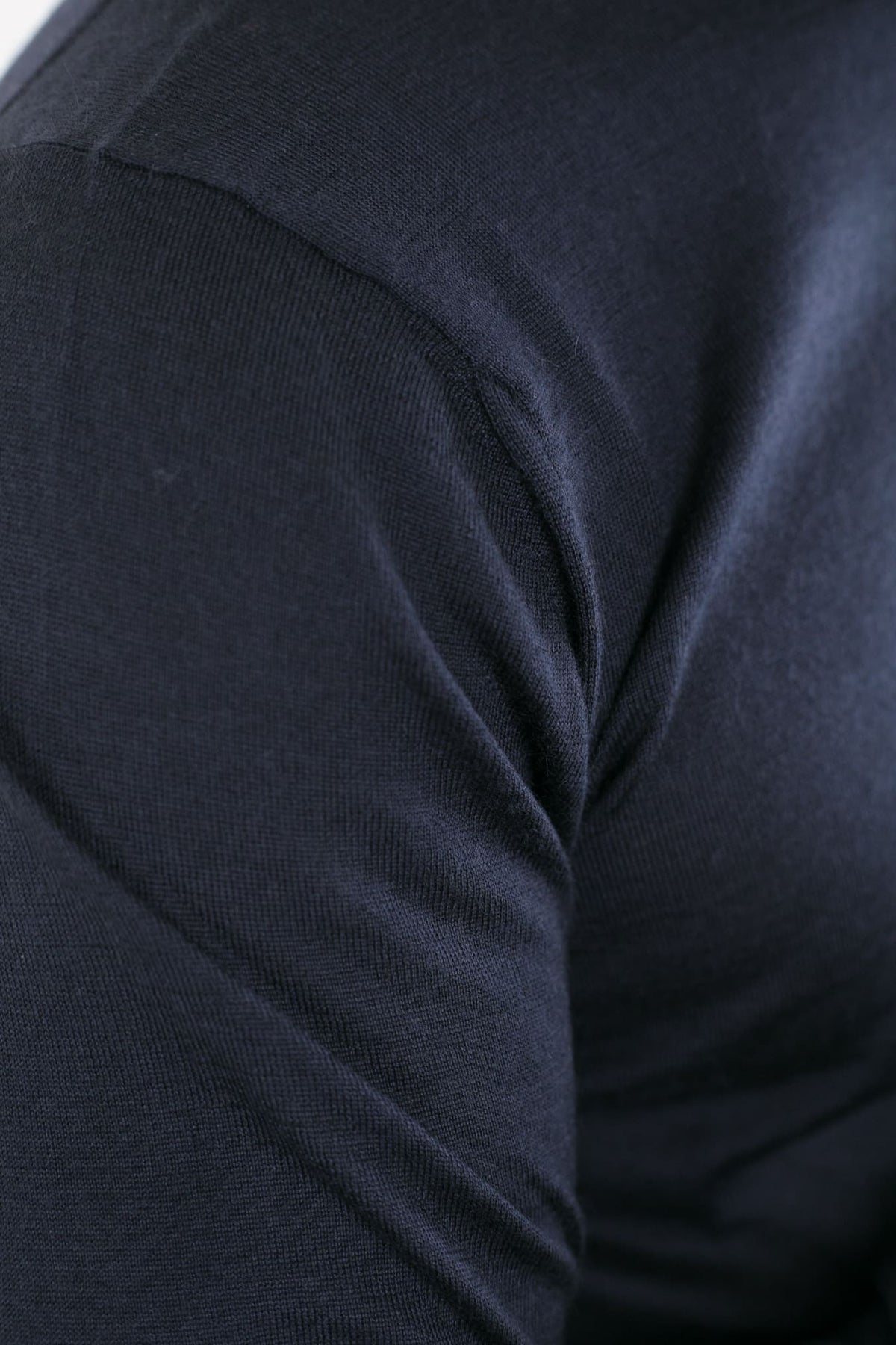 GUARINO Girocollo Cashmere Seta Superlight Blu Scuro