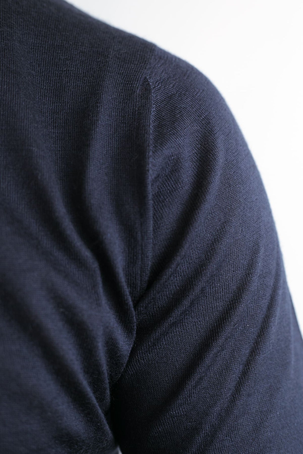 GUARINO Girocollo Cashmere Seta Superlight Blu Scuro