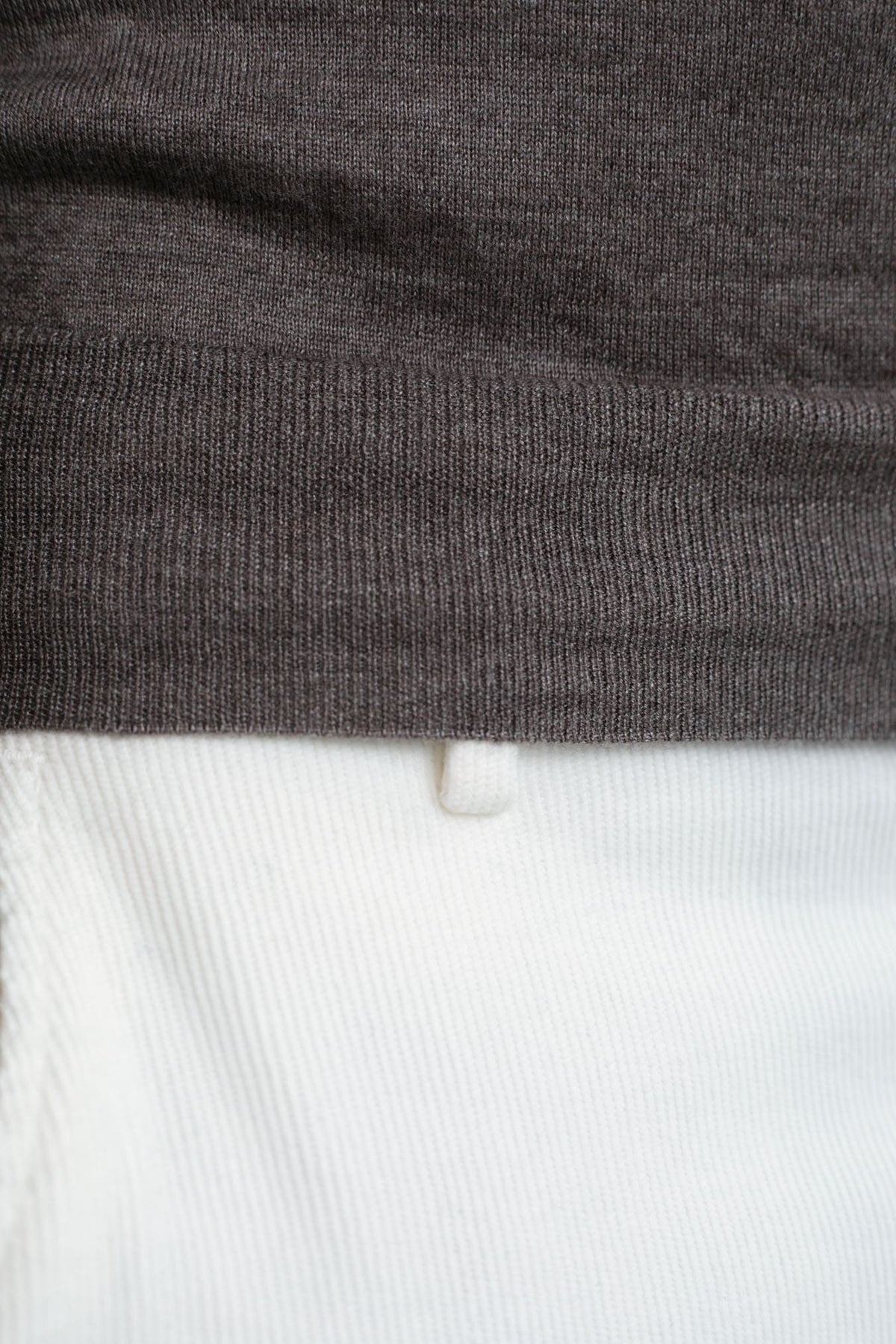 GUARINO Girocollo Cashmere Seta Superlight Noce