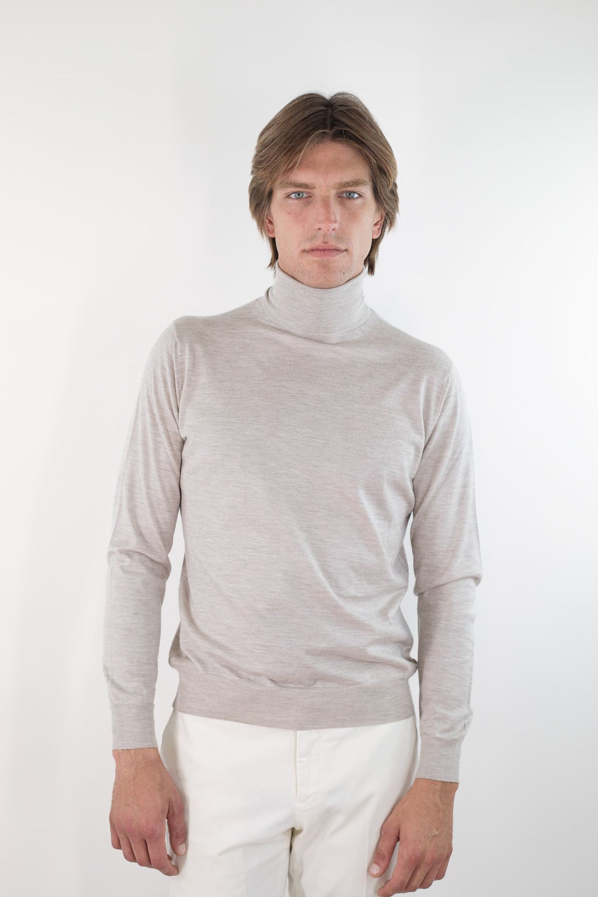 GUARINO Dolcevita Cashmere e Seta Superlight Beige