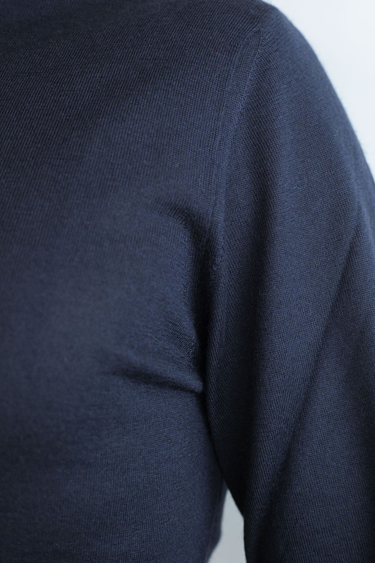 GUARINO Dolcevita Cashmere e Seta Superlight Blu Navy