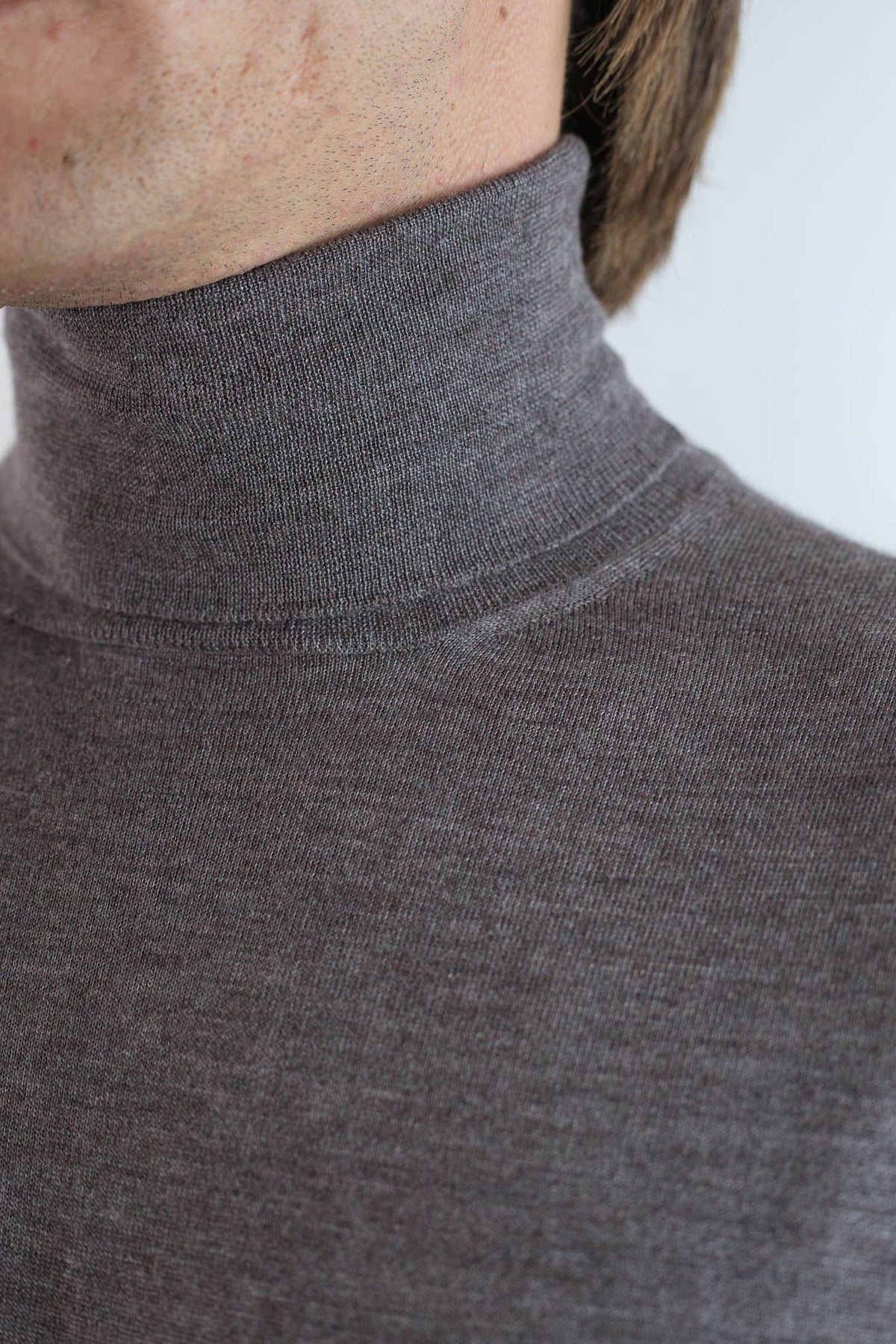 GUARINO Dolcevita Cashmere e Seta Superlight Noce