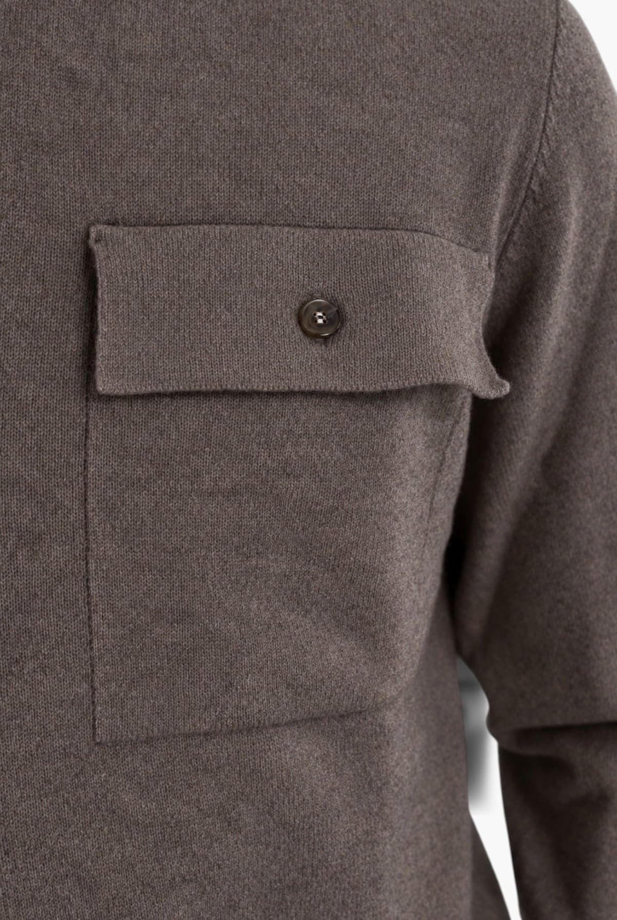 GUARINO Overshirt Cashmere Marrone
