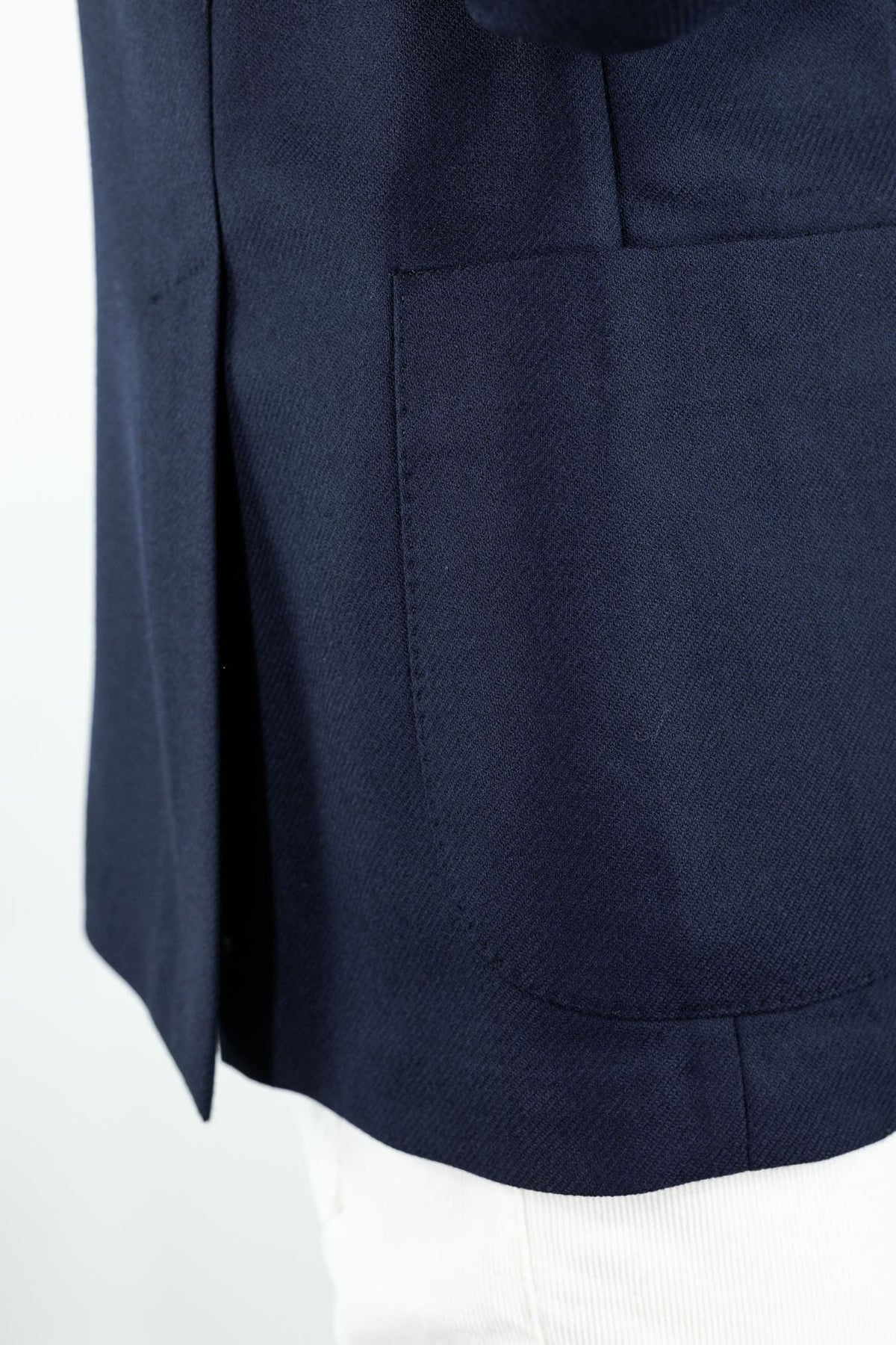 GUARINO Giacca Monopetto Lana Blu