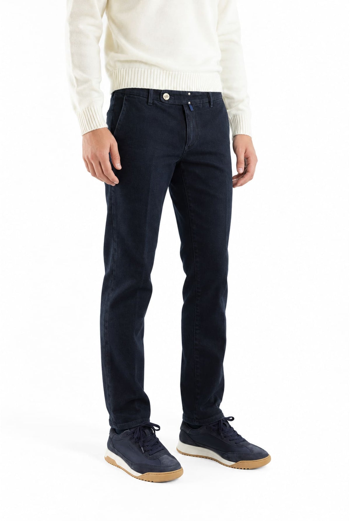 INCOTEX Pantaloni Jeans Sartoriali Denim Blu Scuro