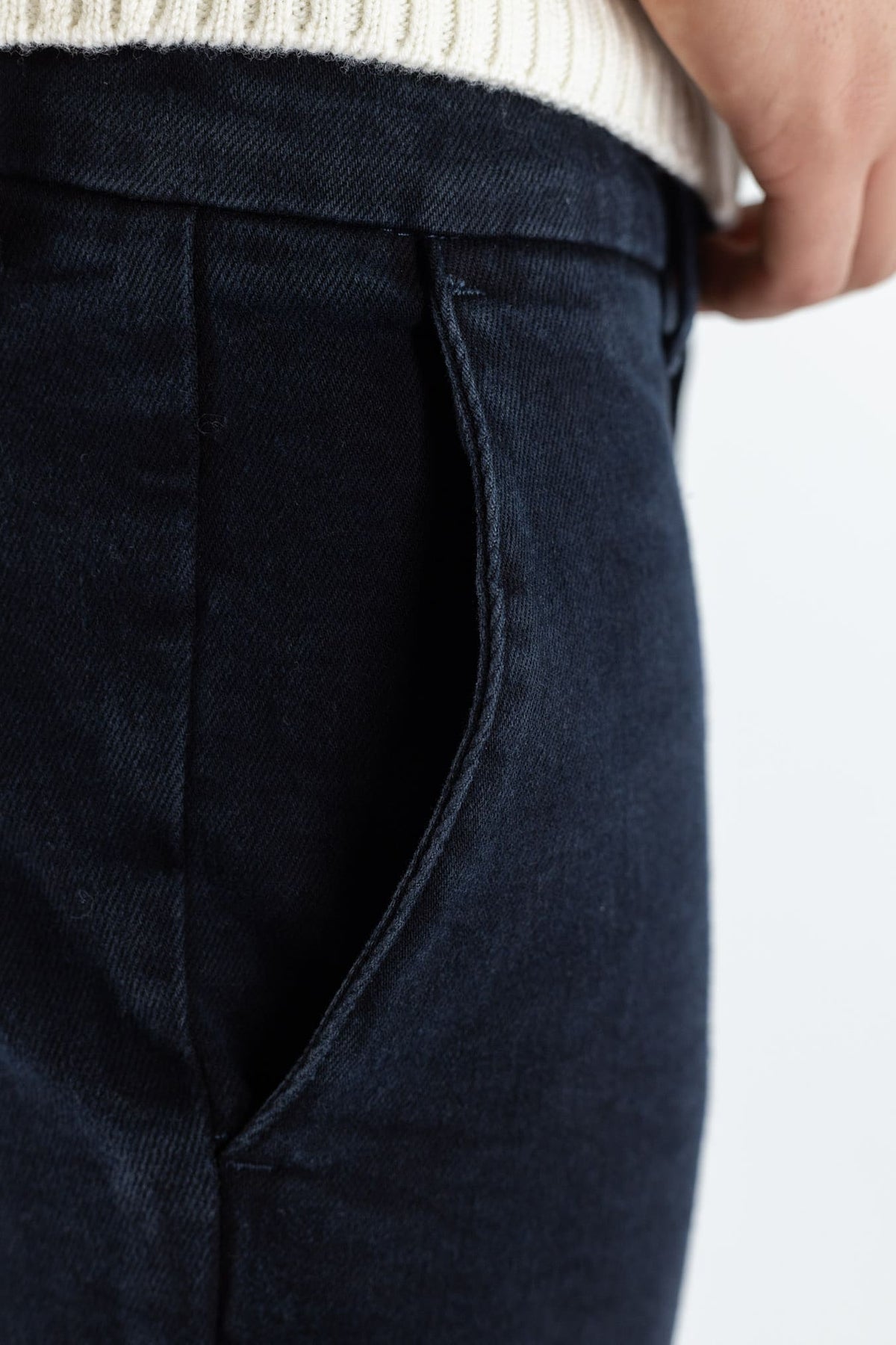 INCOTEX Pantaloni Jeans Sartoriali Denim Blu Scuro