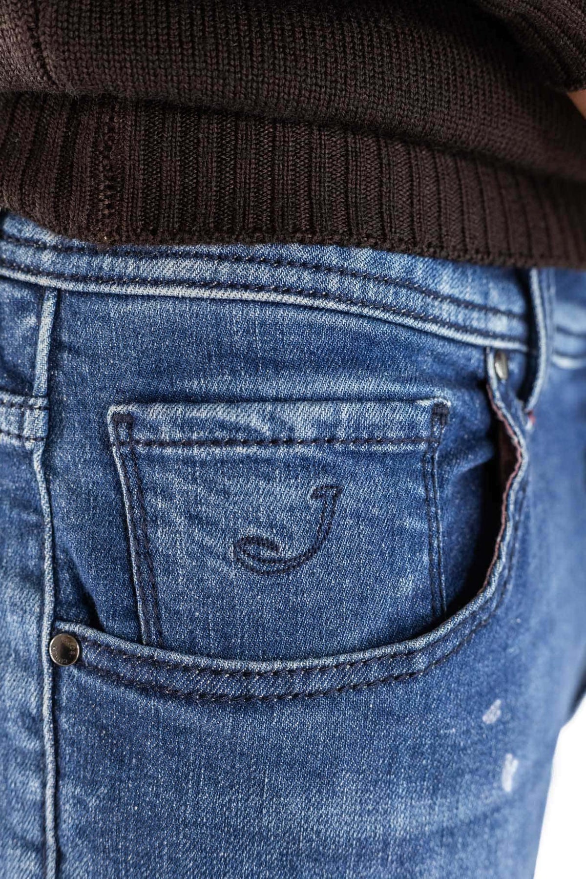 JACOB COHEN Jeans "Scott" Carrot Denim Medio