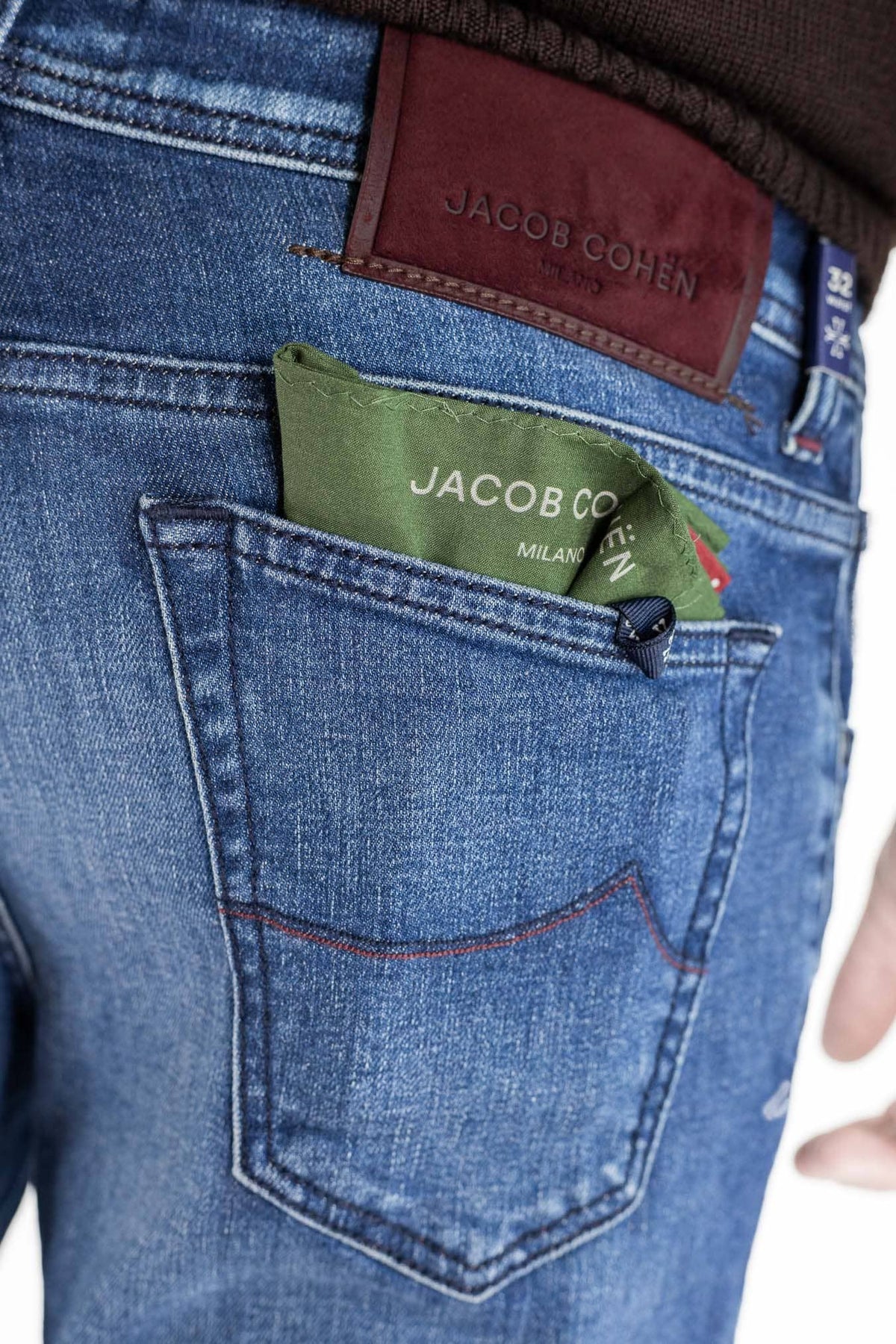 JACOB COHEN Jeans "Scott" Carrot Denim Medio