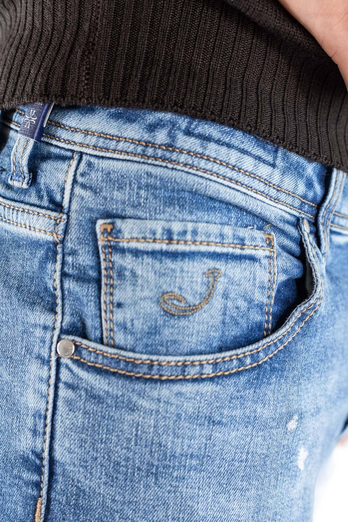 JACOB COHEN Jeans "Scott" Carrot Denim Chiaro