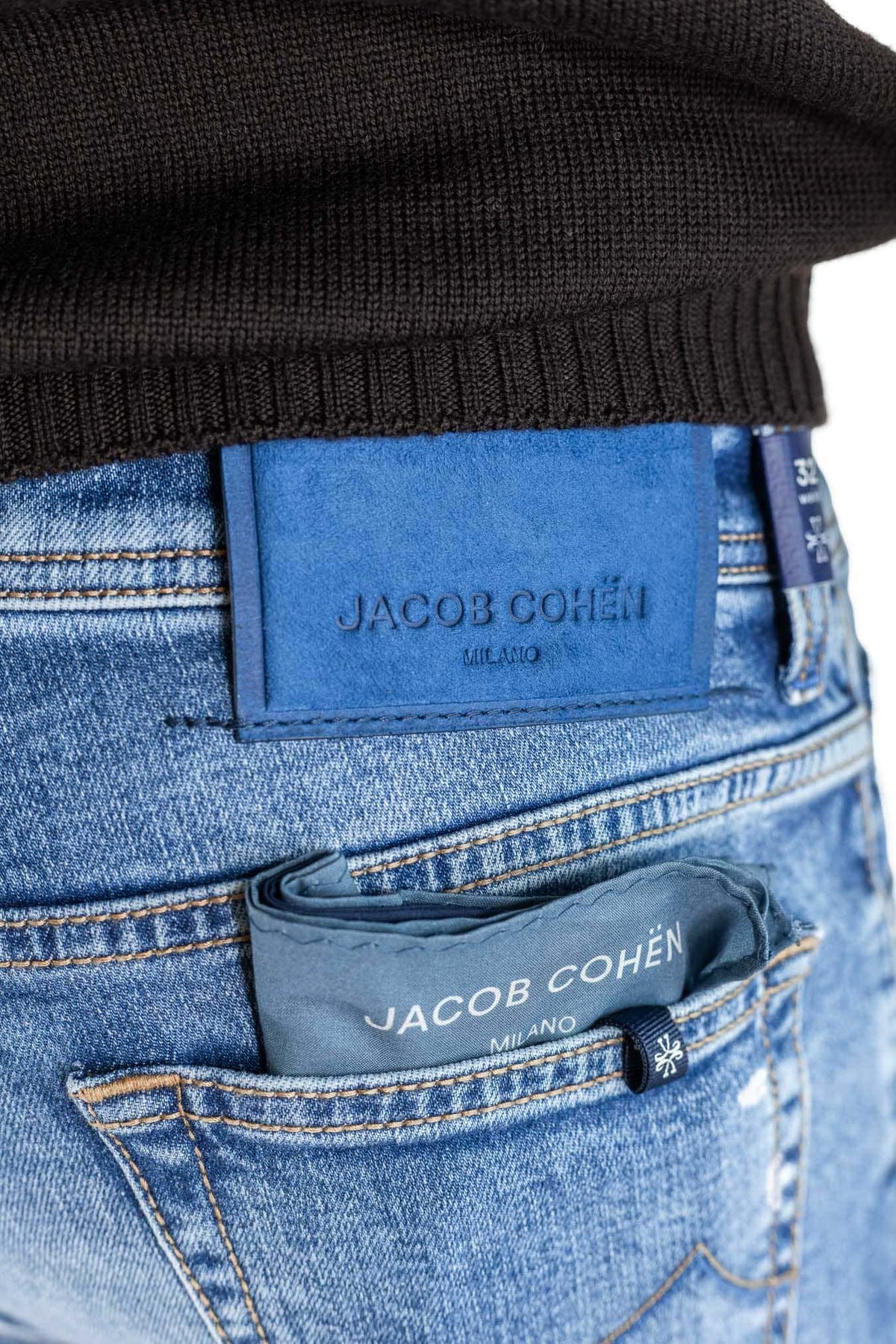 JACOB COHEN Jeans "Scott" Carrot Denim Chiaro