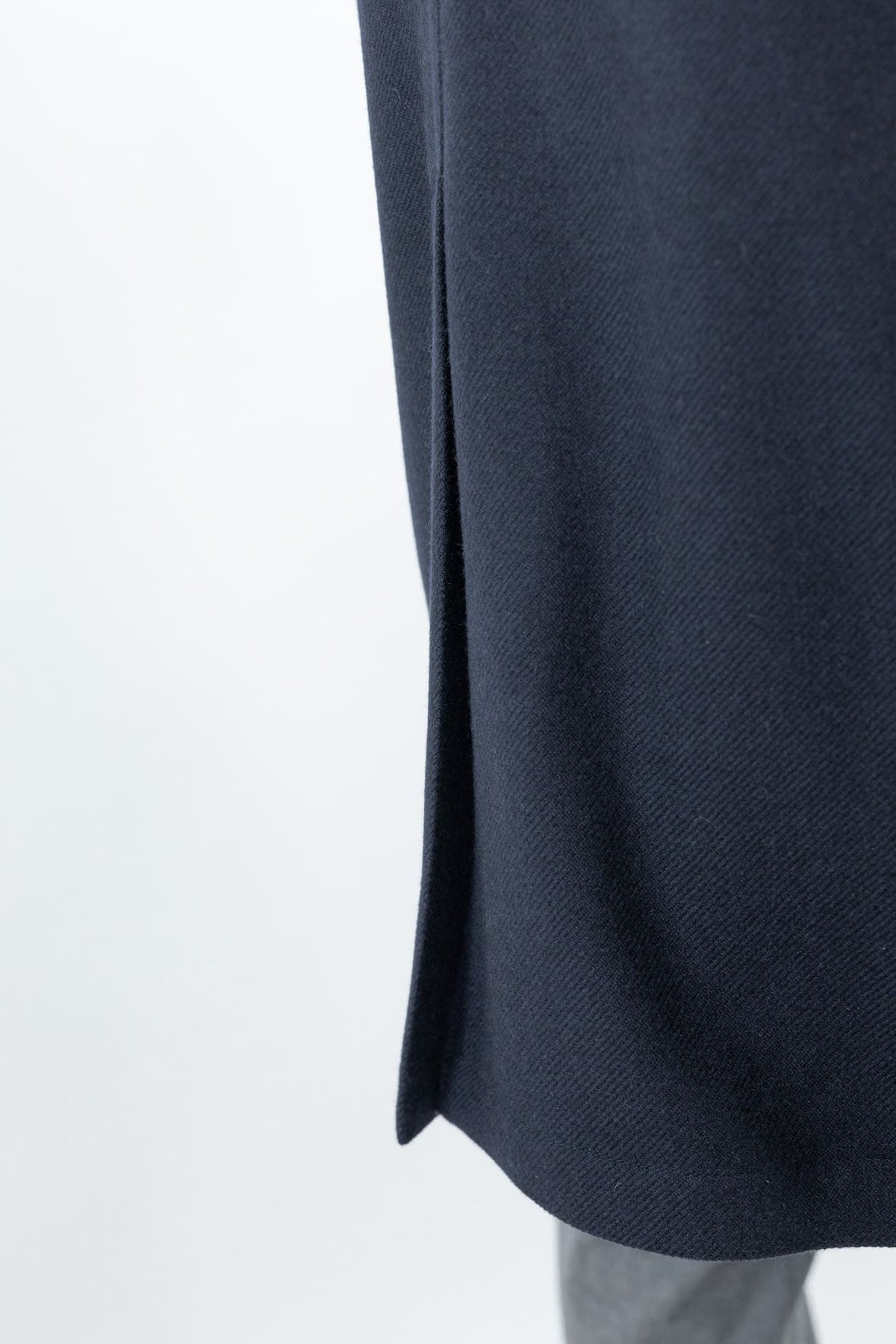 KIRED Cappotto Reversibile Lana Nylon Blu Marrone
