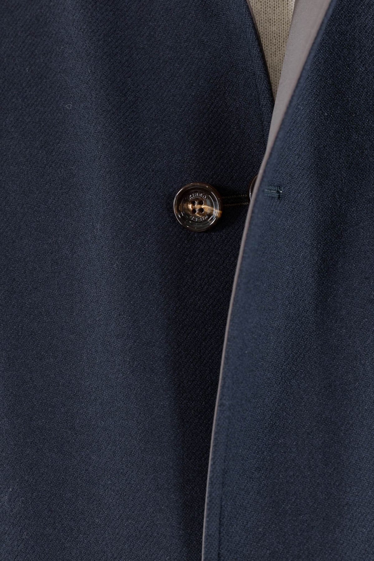 KIRED Cappotto Reversibile Lana Nylon Blu Marrone