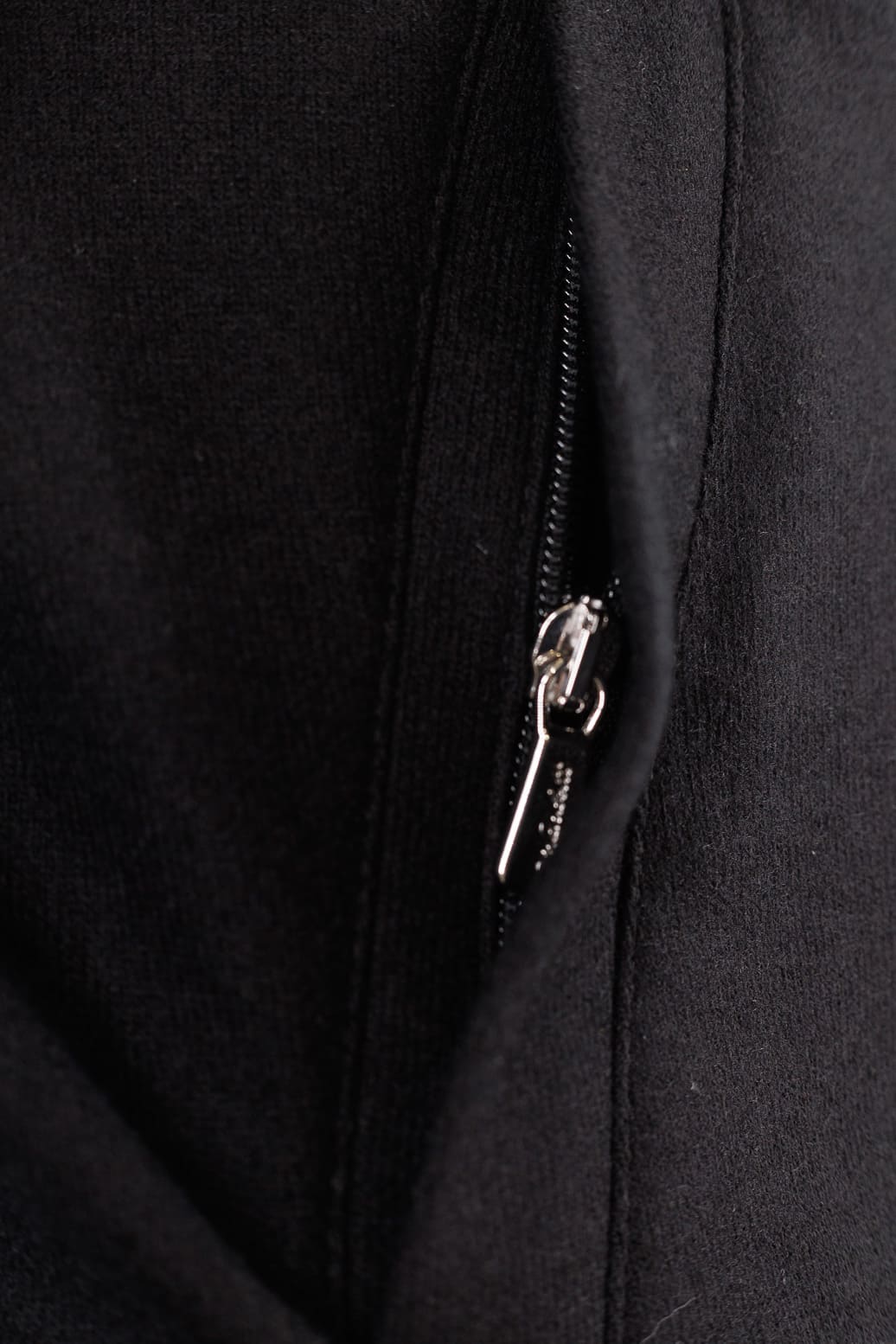 MANDELLI Giubbino Loro Piana Jersey Cashmere Nero