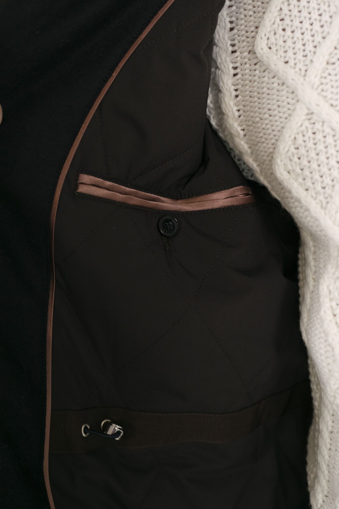MANDELLI Field Jacket Storm System Loro Piana Blu