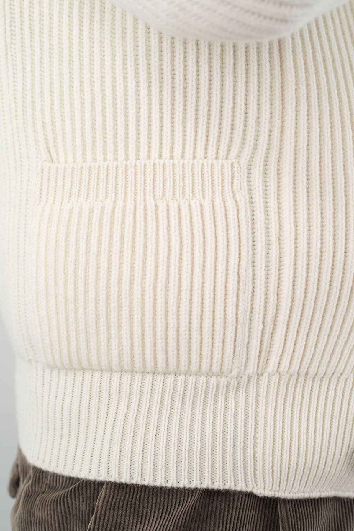 MC GEORGE OF SCOTLAND Cardigan Sciallato Lana Cashmere Bianco