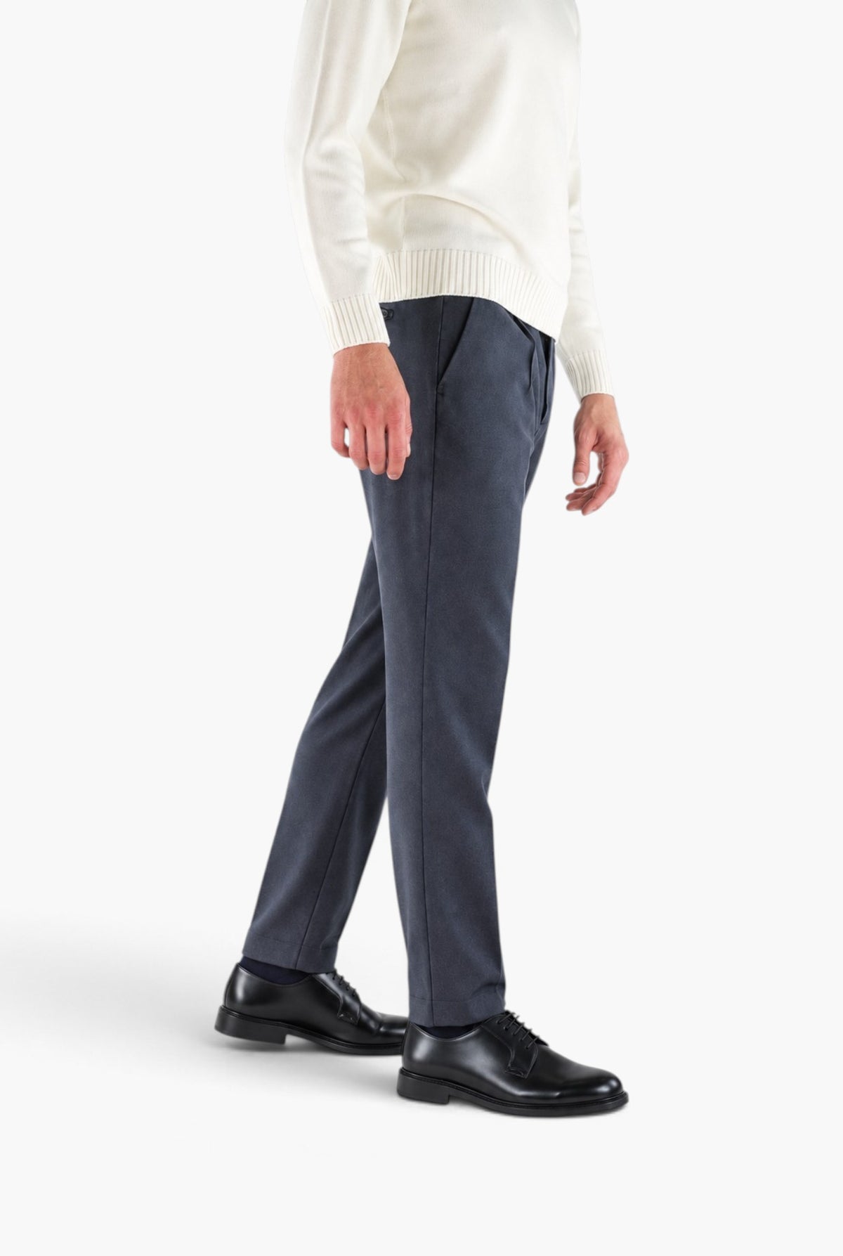 MYTHS Pantaloni Vintage Wool Cashmere Blu