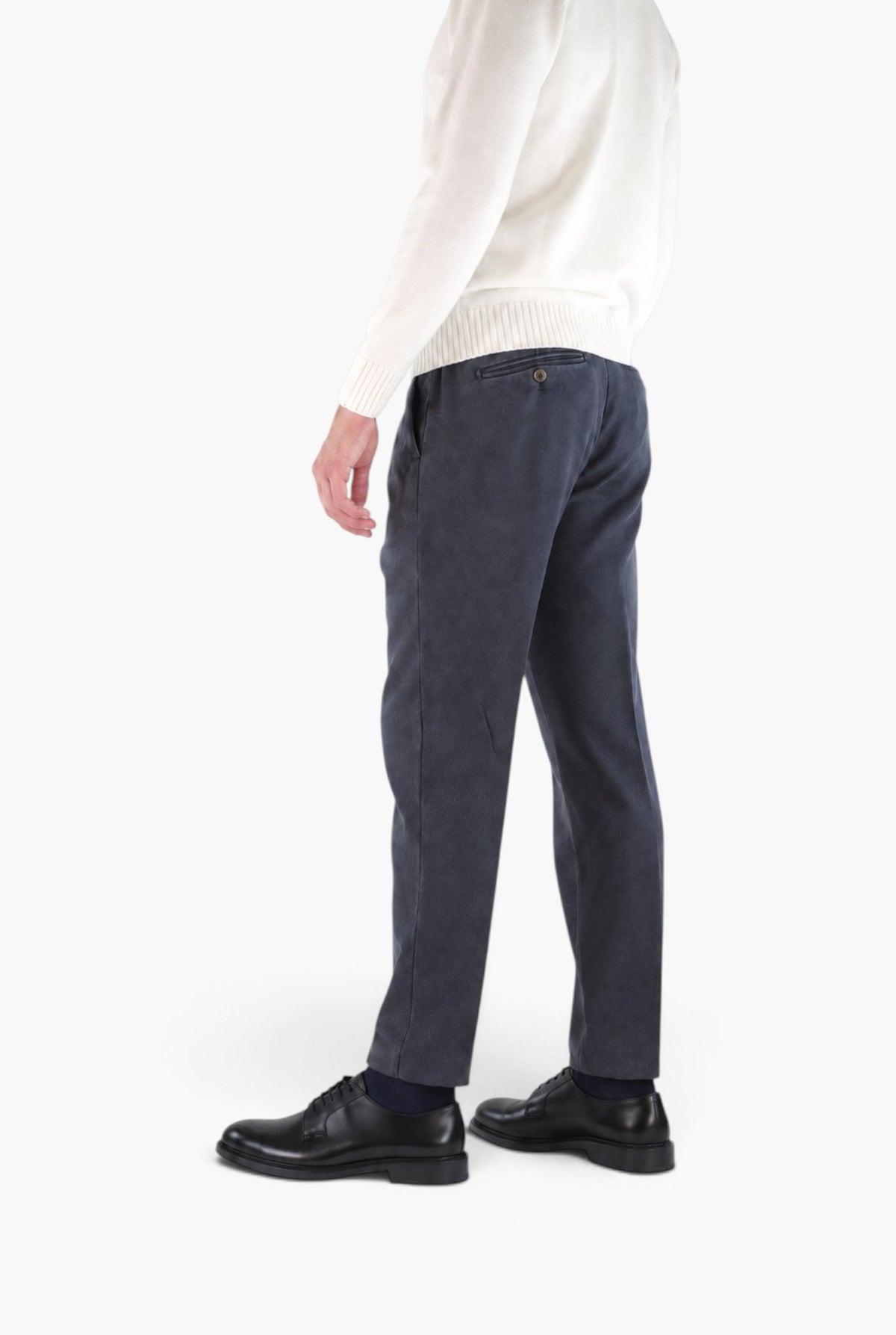 MYTHS Pantaloni Vintage Wool Cashmere Blu