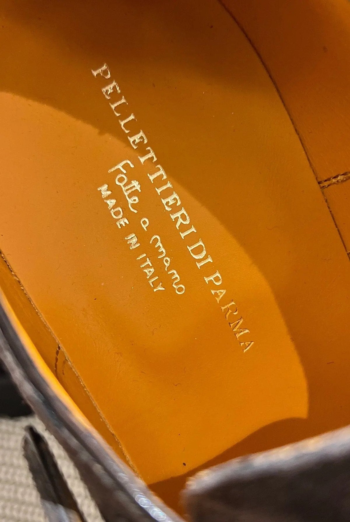 PELLETTIERI DI PARMA Scarpe Doppia Fibbia Suede Testa di Moro