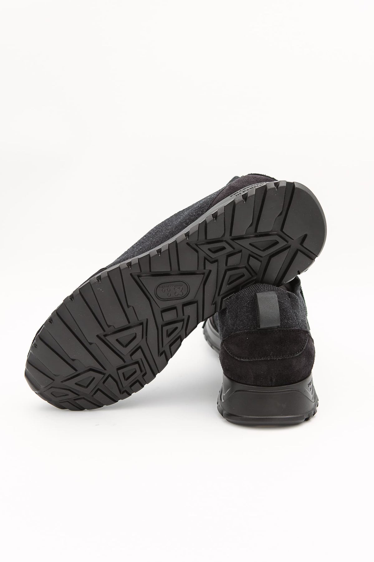 PELLETTIERI DI PARMA Sneaker Calzino Cashmere Lana Nero