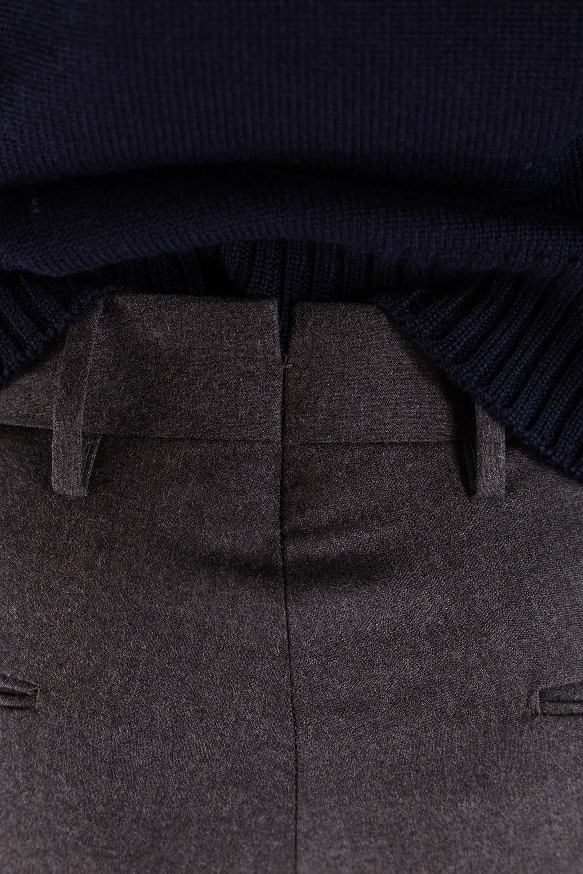 PT Pantaloni Flanella Lana Marrone