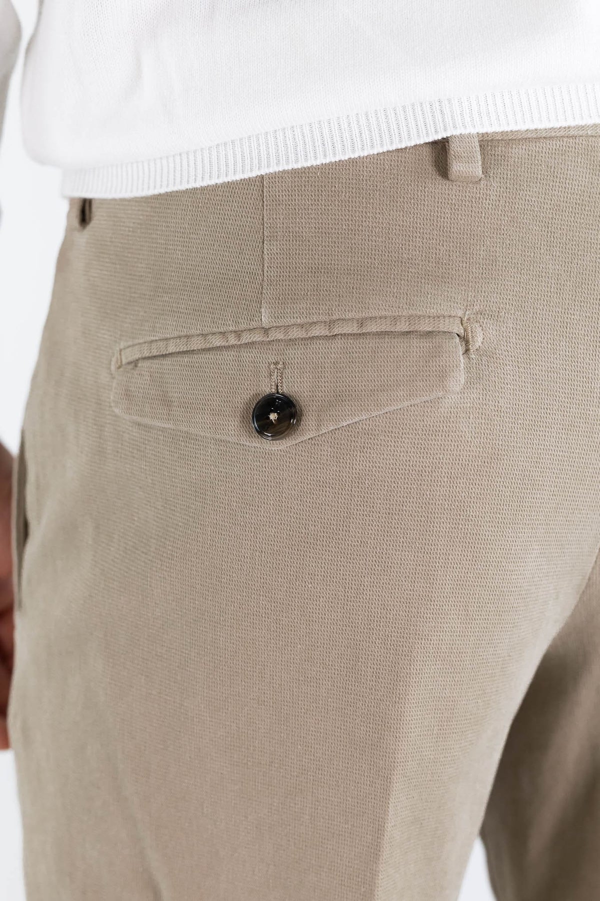 PT Pantaloni "Edge" Rebel Fit Cotone Beige
