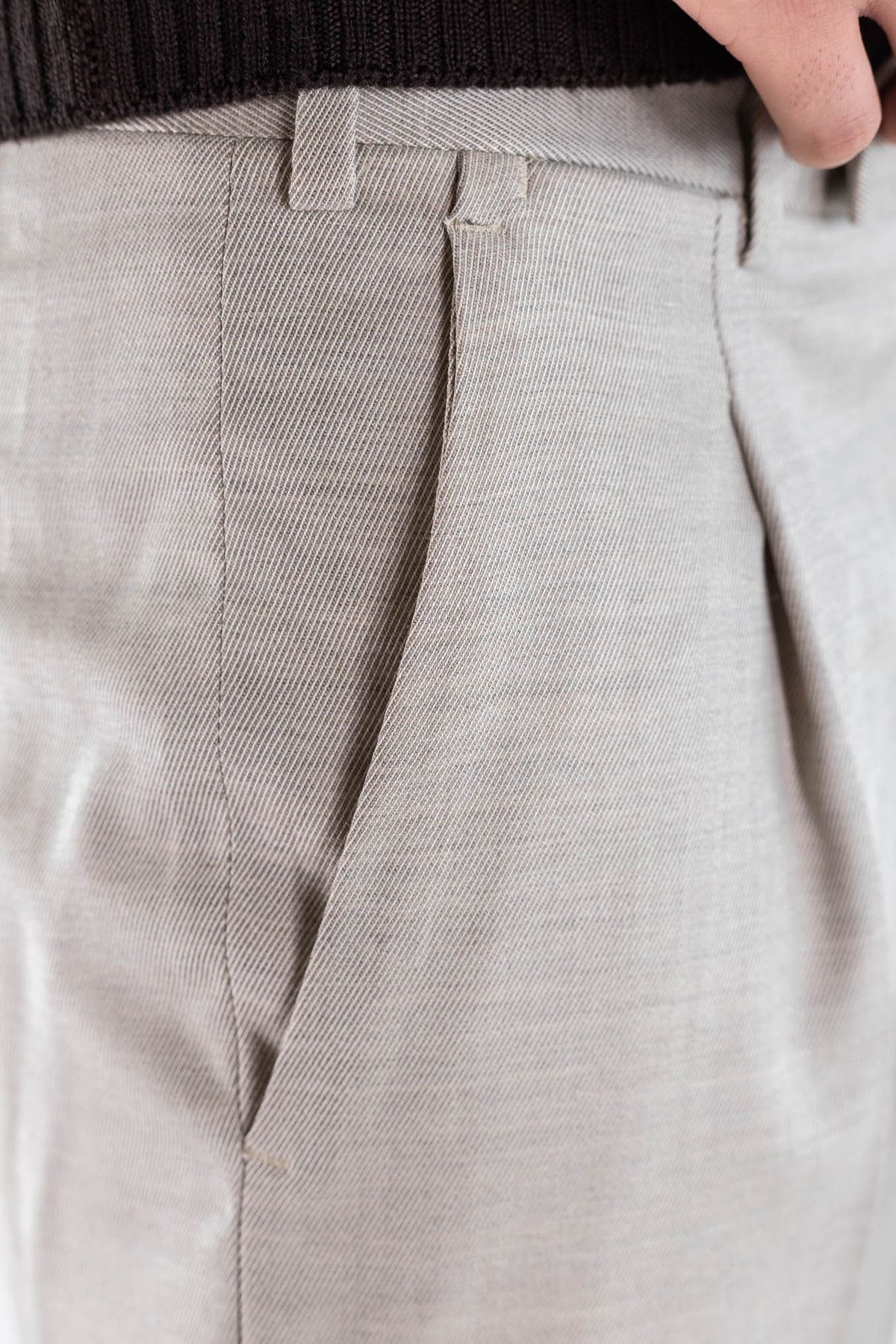 PT Pantaloni "Edge" Rebel Fit Twill Lana Beige
