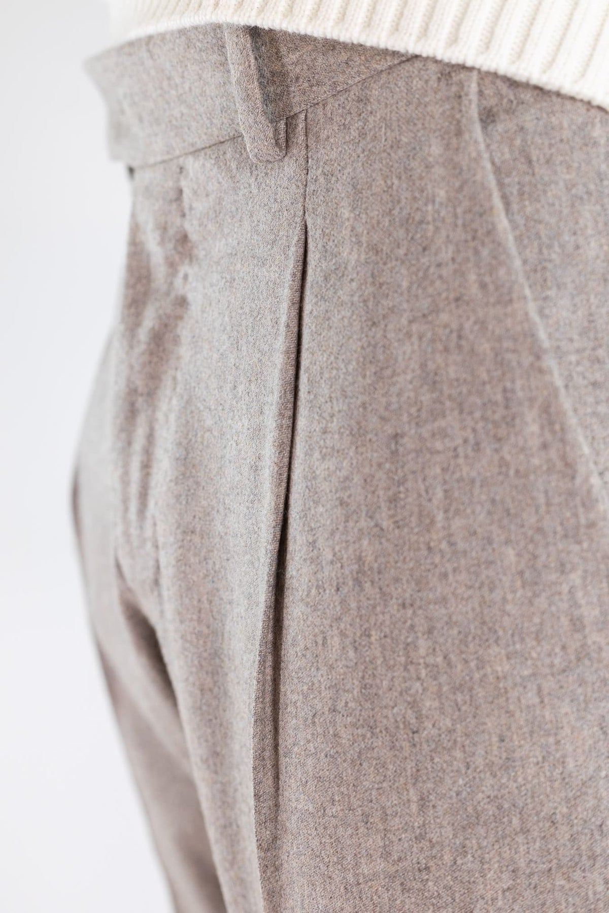 PT Pantaloni "Edge Rebel" Lana Cashmere Beige