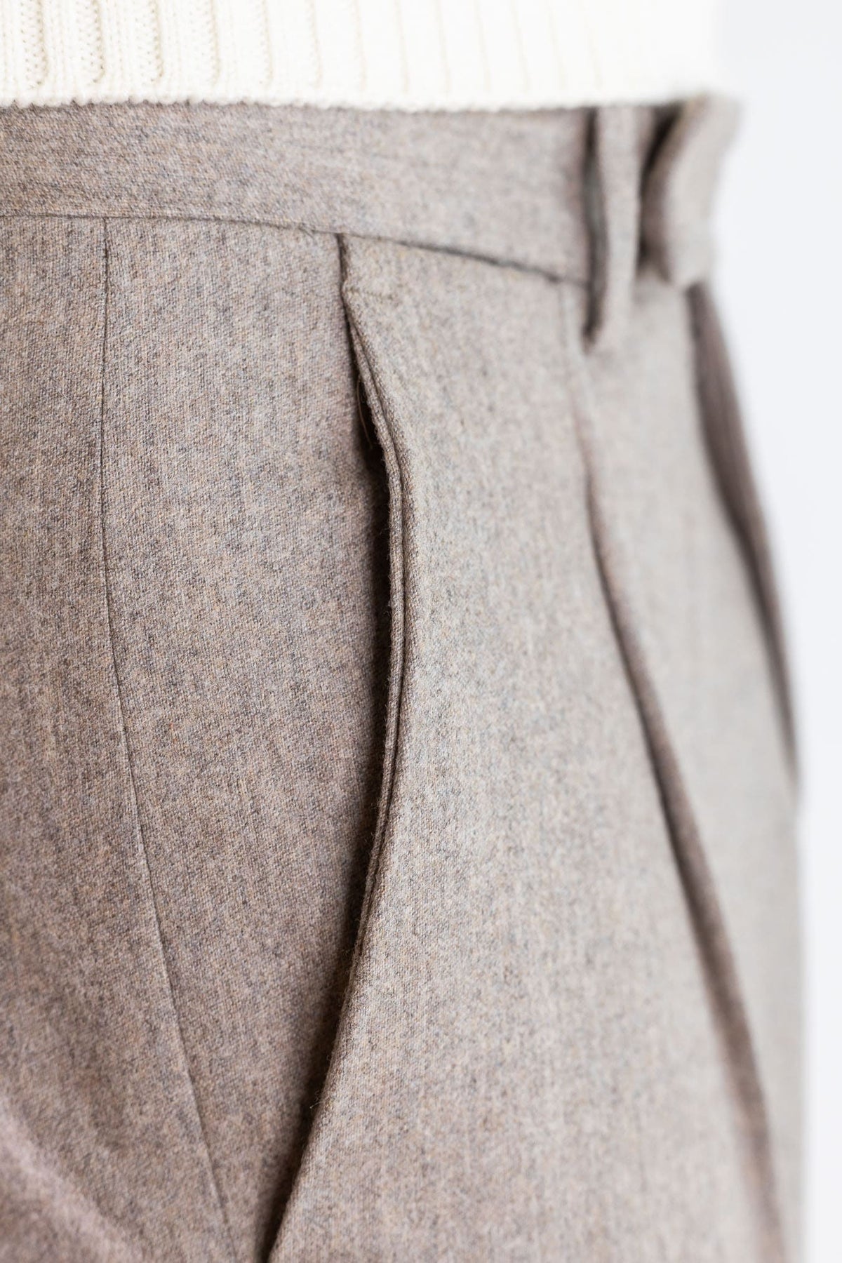 PT Pantaloni "Edge Rebel" Lana Cashmere Beige