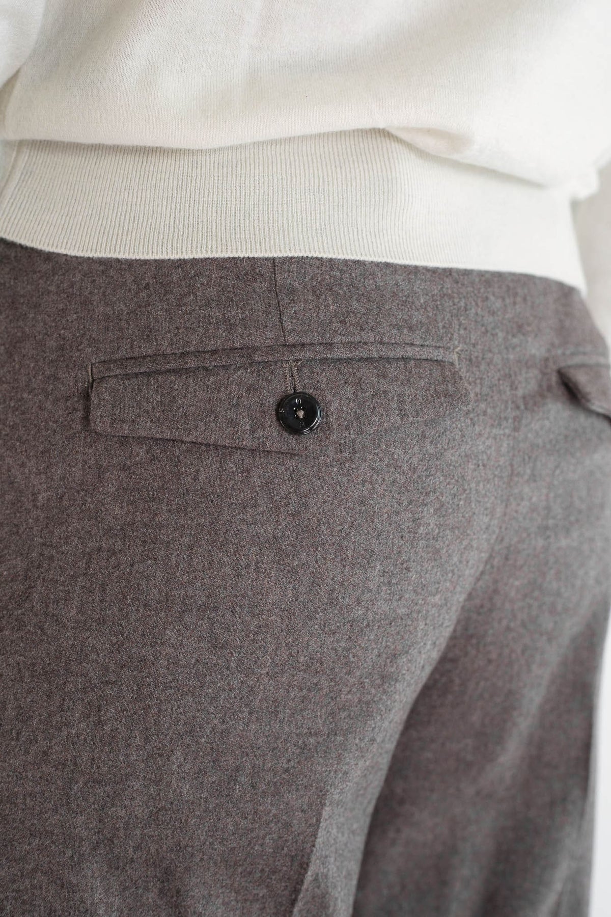 PT Pantaloni "Edge Rebel" Lana Cashmere Tortora