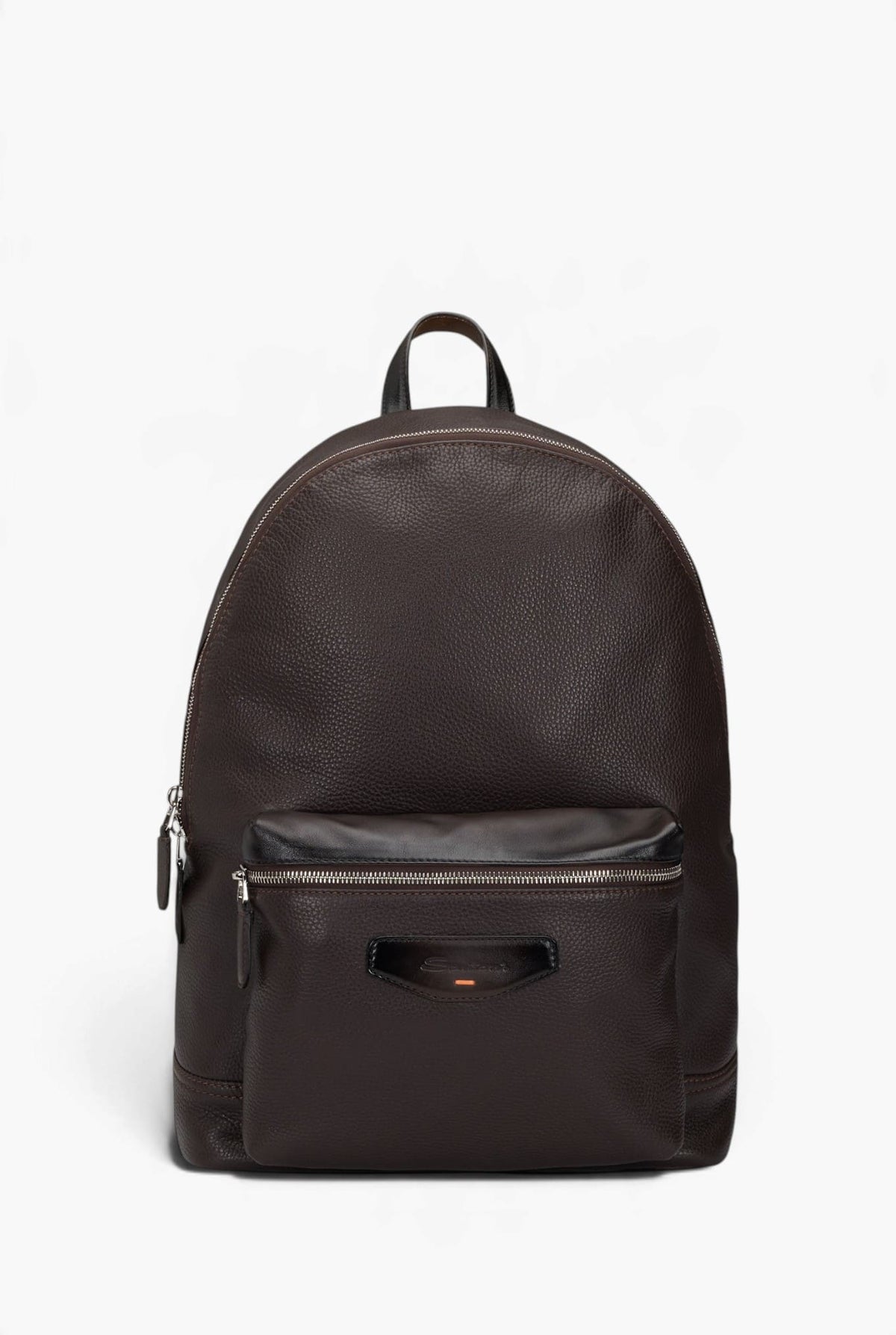 SANTONI Zaino Pelle Martellata Testa Moro