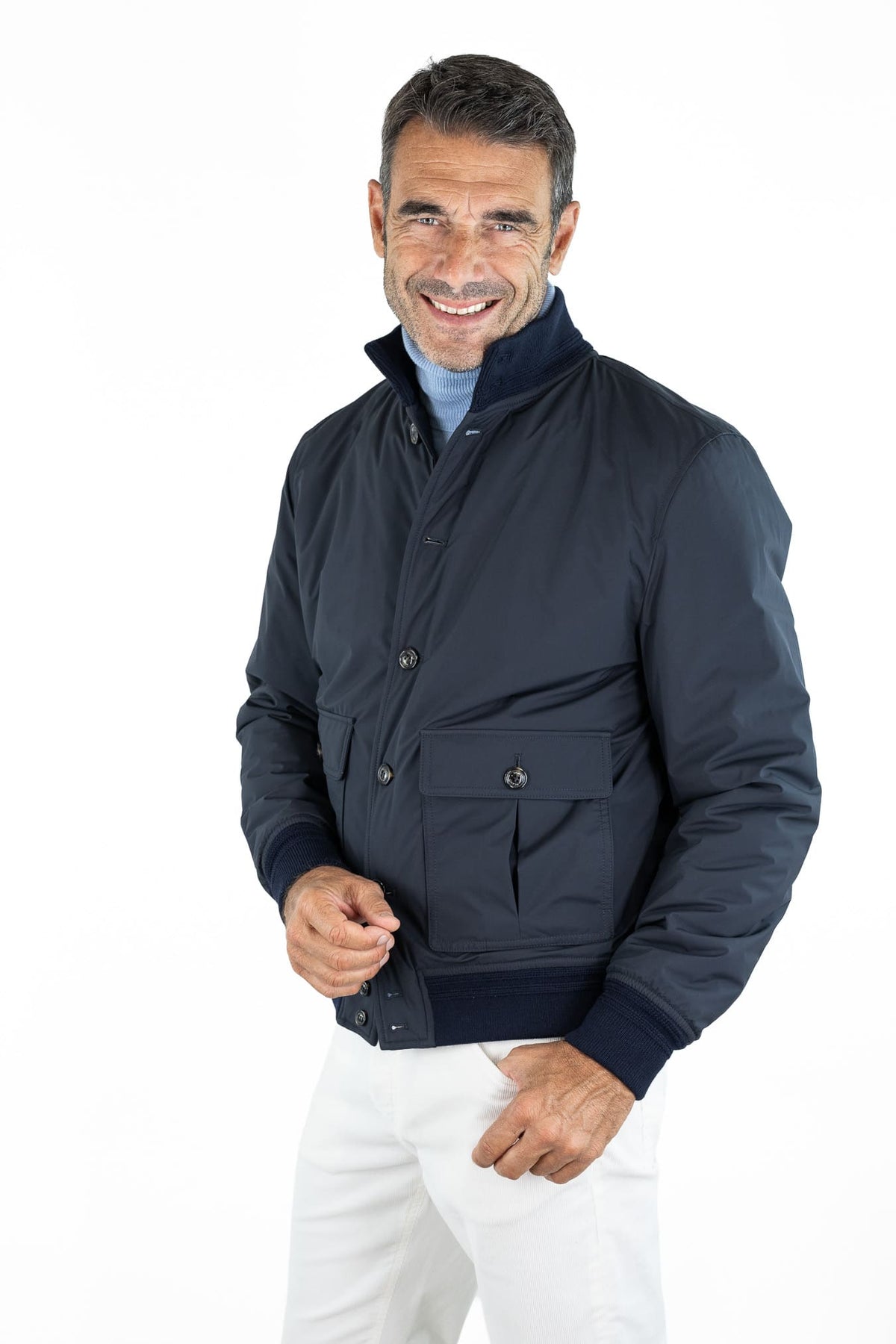VALSTAR Giubbotto "Valstarino" Microfibra Blu