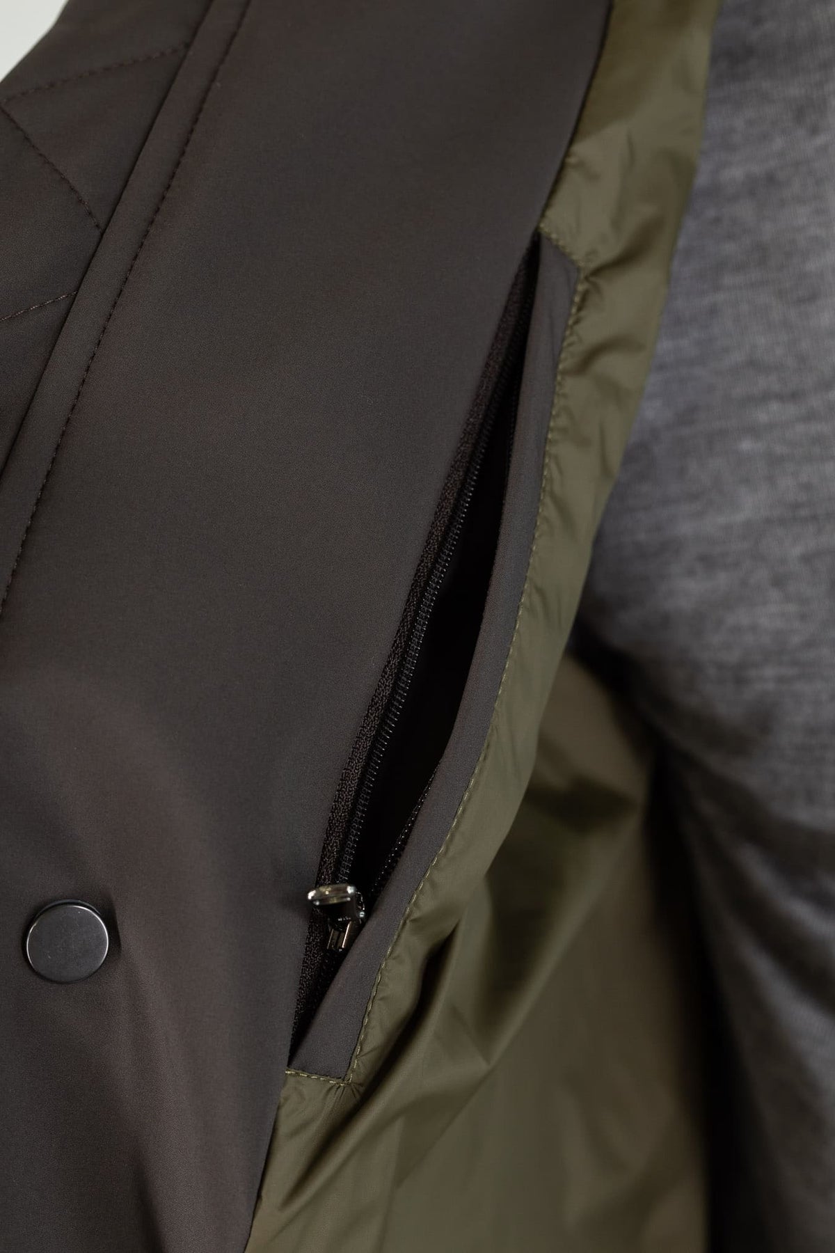 VALSTAR Field Jacket "Brera" Microfibra Marrone Ebano